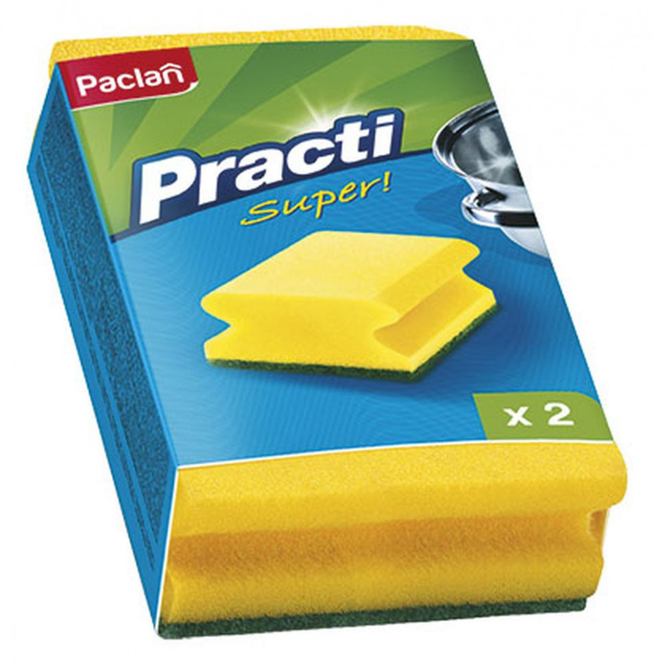 Губка д/п Paclan Practi Профи 2шт - купить в интернет-магазине Novex