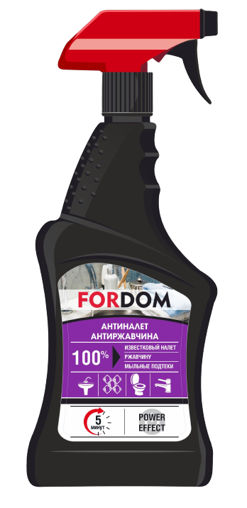 Чистящее средство для удаления известкового налета и ржавчины Fordom ...