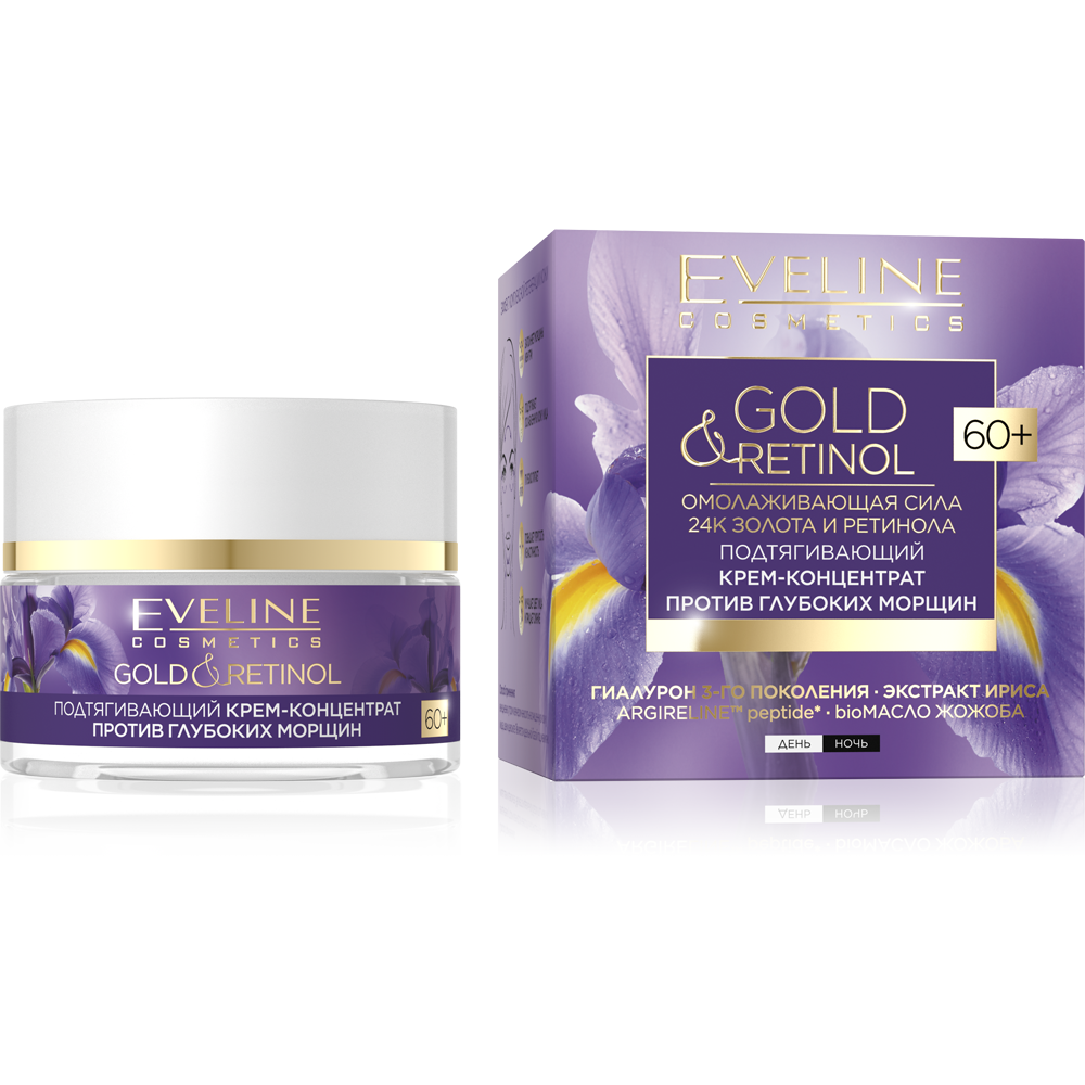 Eveline Крем для лица Gold&Retinol 60+ 50мл - купить в интернет ...