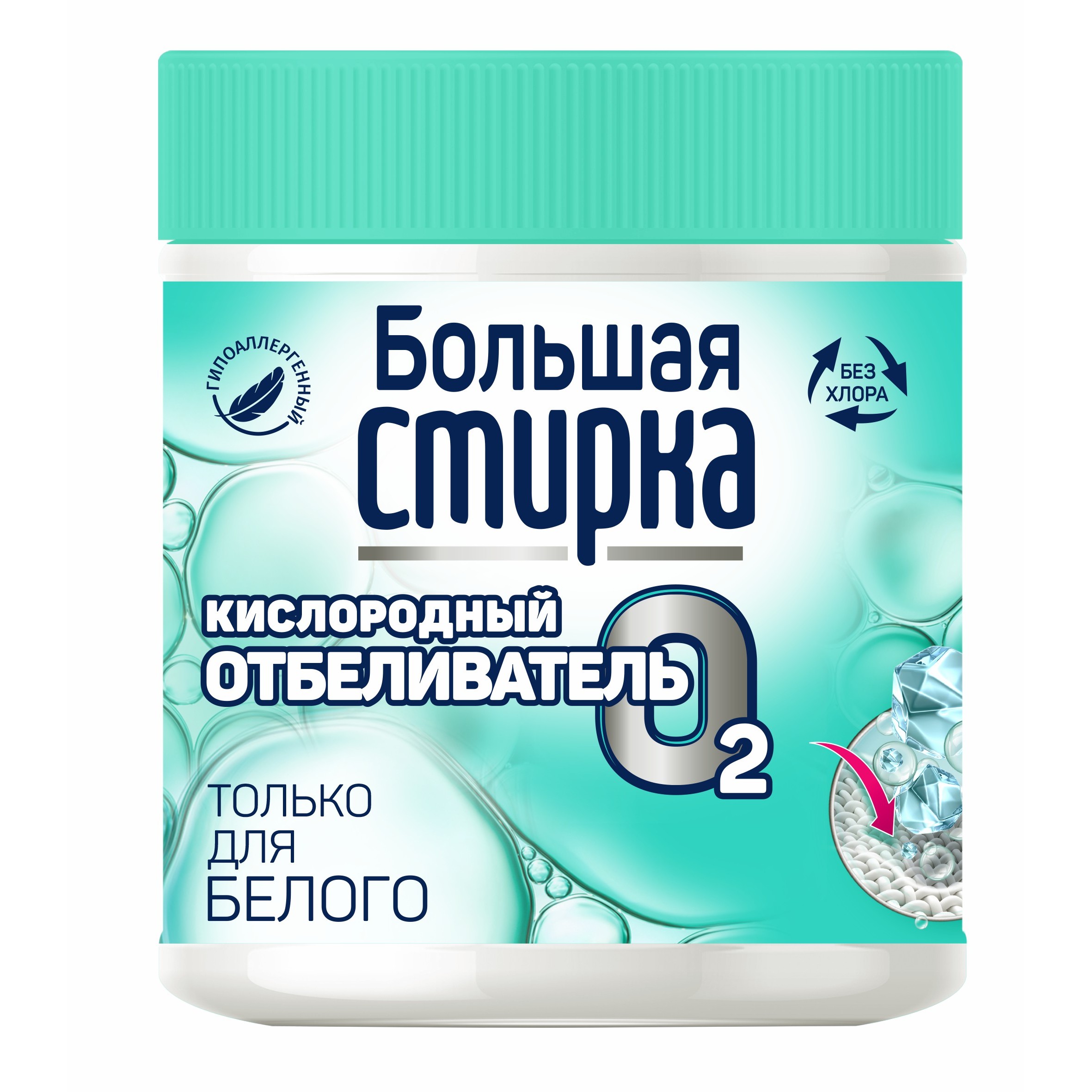 Отбеливатель для белого Большая Стирка, кислородный, 400г - купить в ...