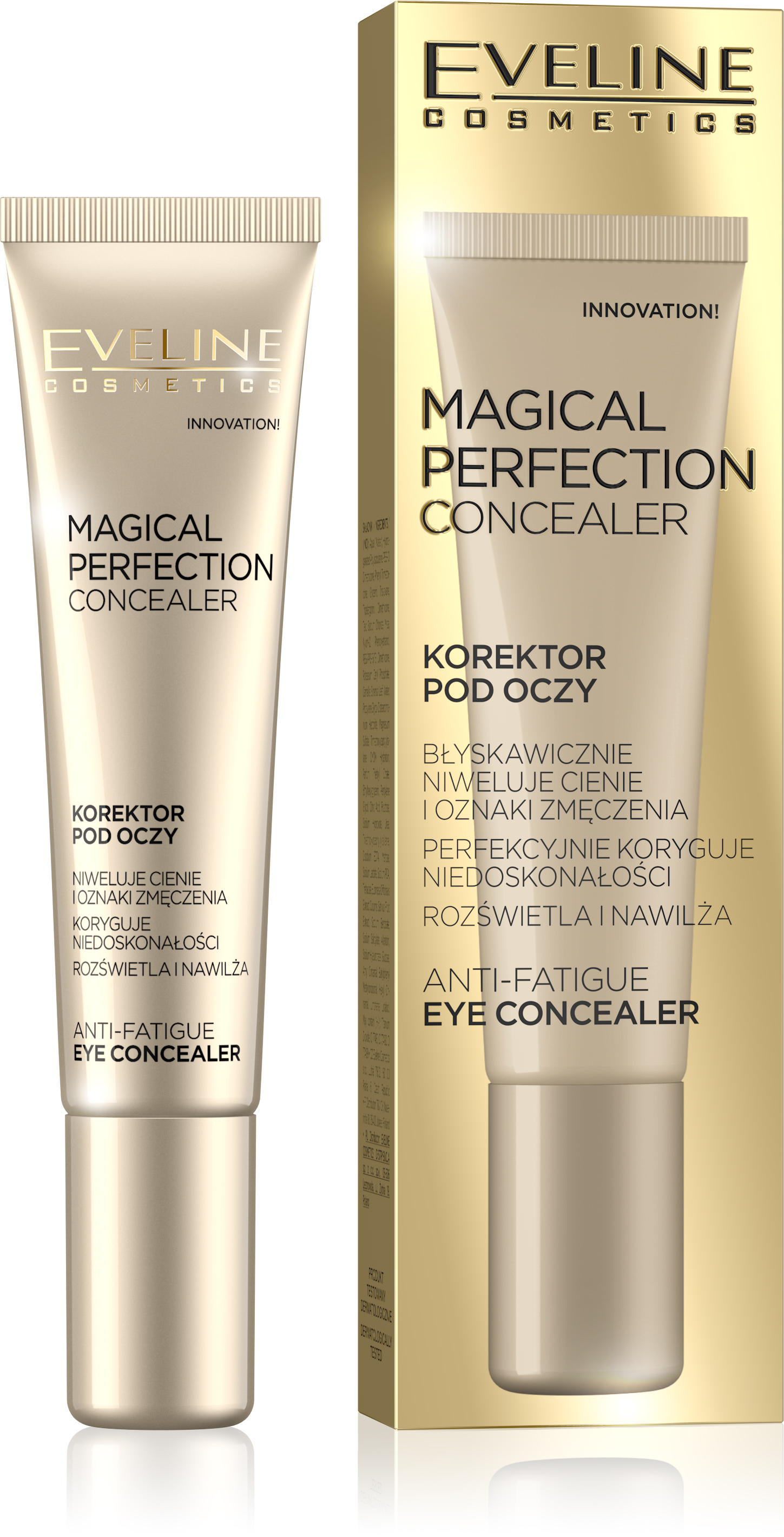 Eveline Консилер п/глаза Magical Perfection тон 01 light/светлый, 15мл ...