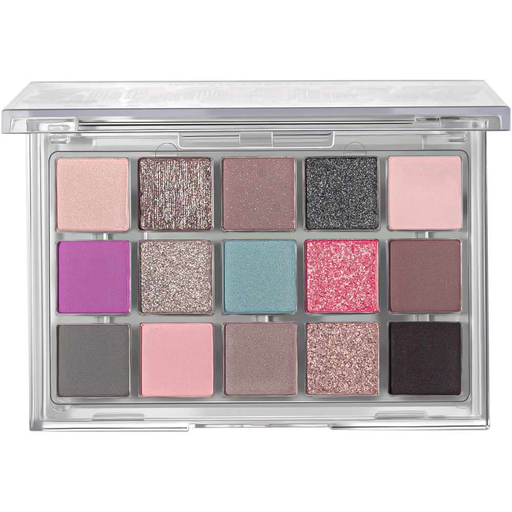 Палетка теней INFLUENCE BEAUTY CYBER из 15 оттенков ...