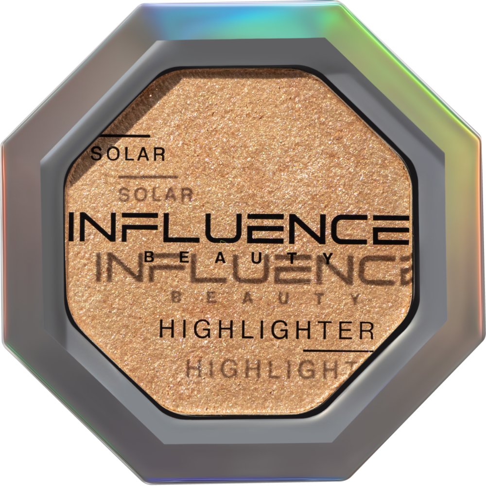 Хайлайтер Influence Beauty Solar с сияющими частицами, тон: 01 золотой ...