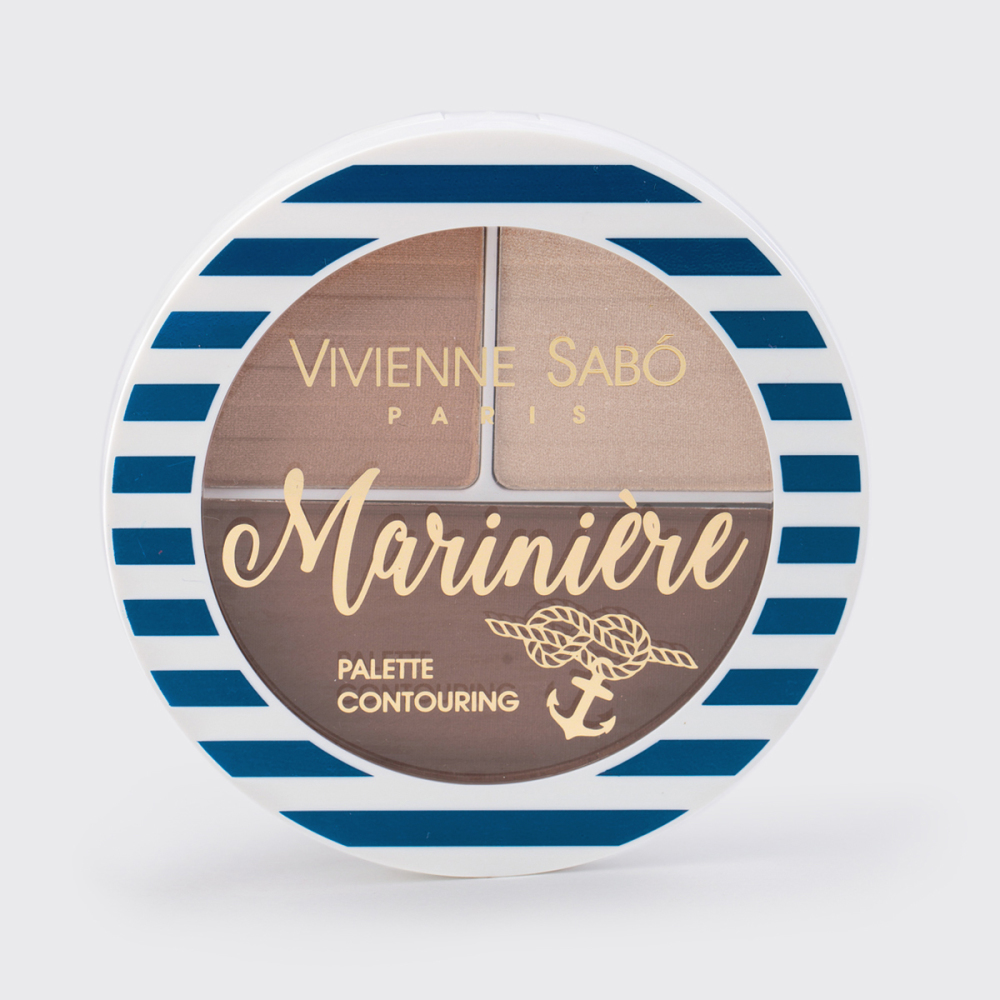 Палетка для скульптурирования лица Vivienne Sabo Mariniere, тон 02, 6г ...