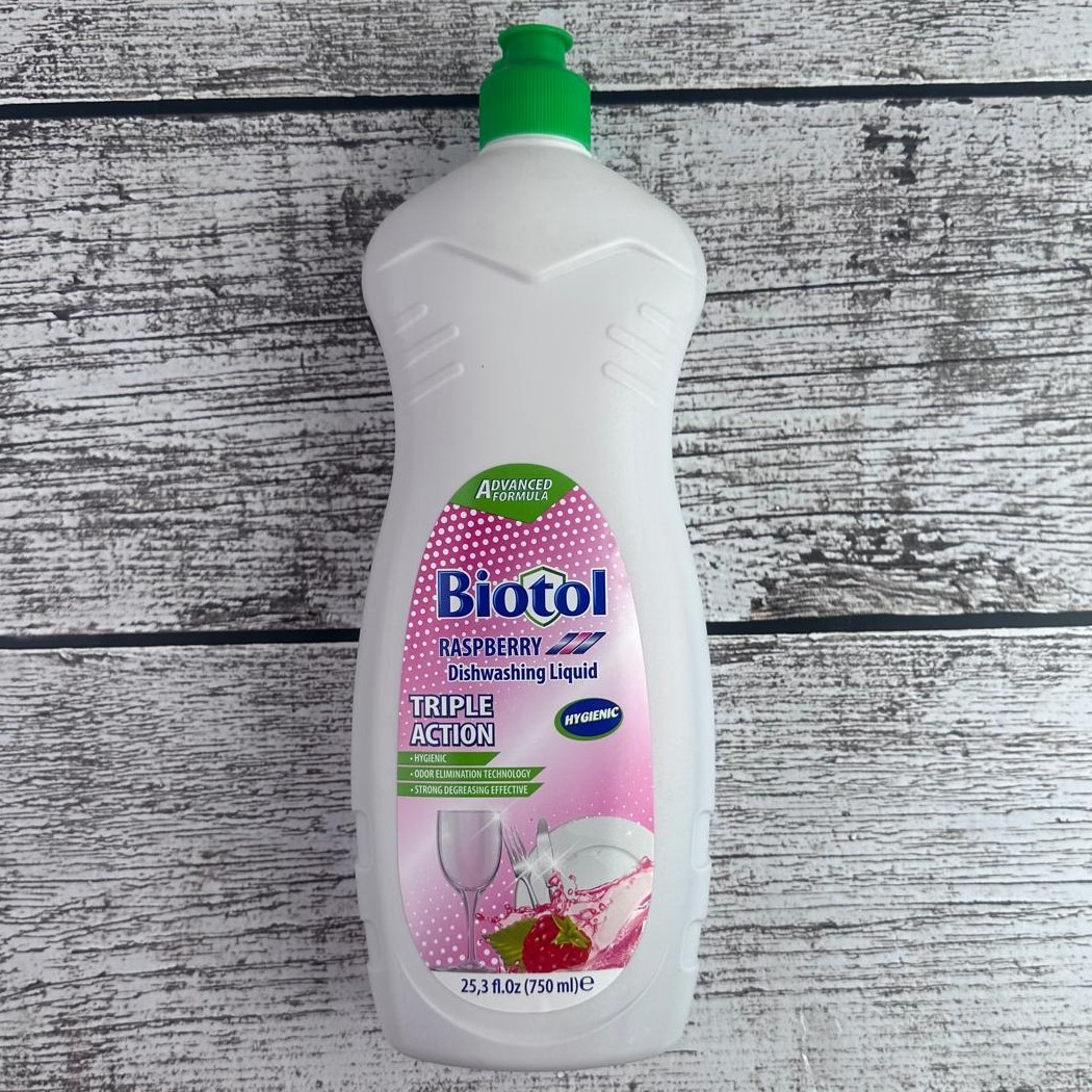 Жидкое средство для мытья посуды Biotol Малина, 750мл - купить в ...