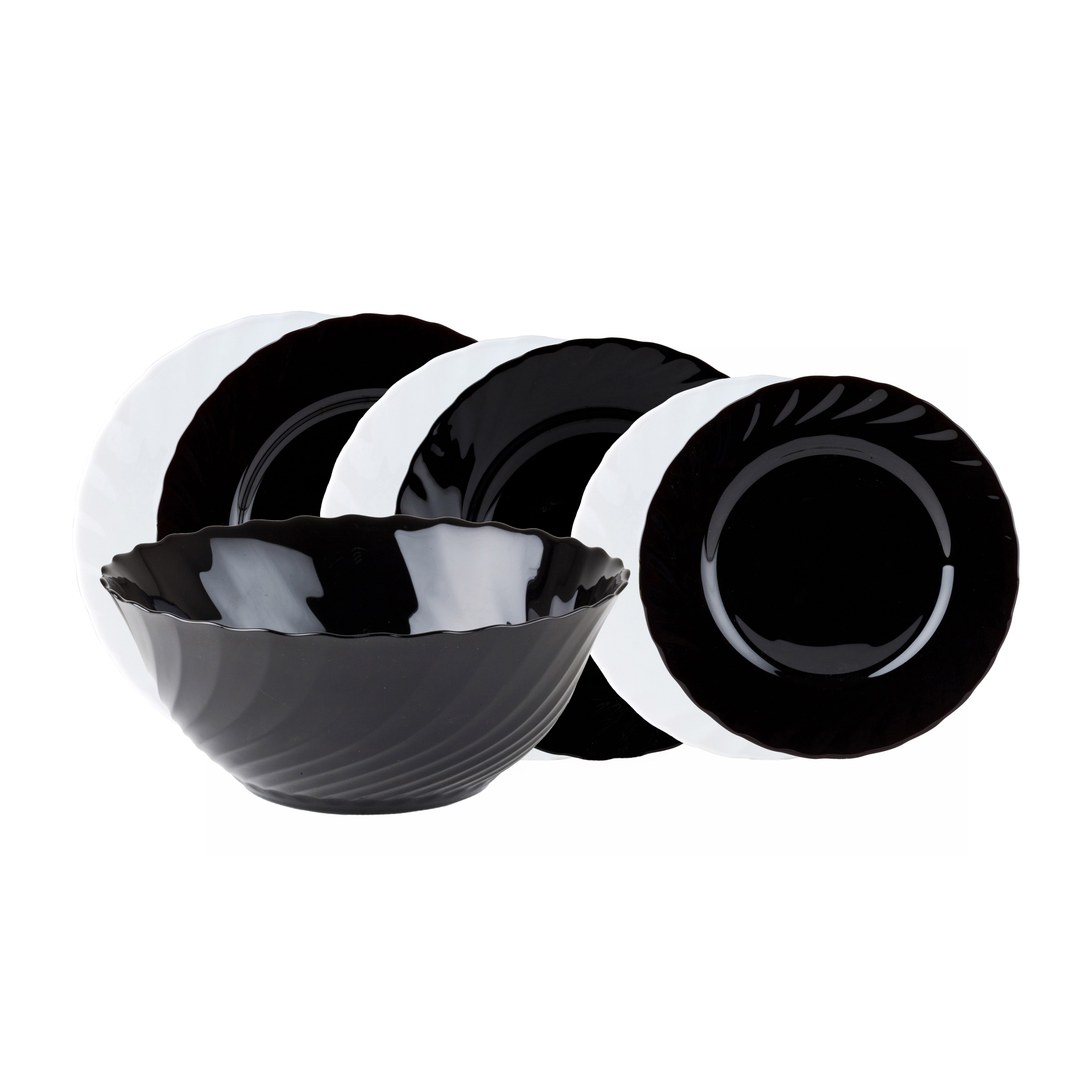 Набор посуды Luminarc Trianon black & white, 19 предметов - купить в ...