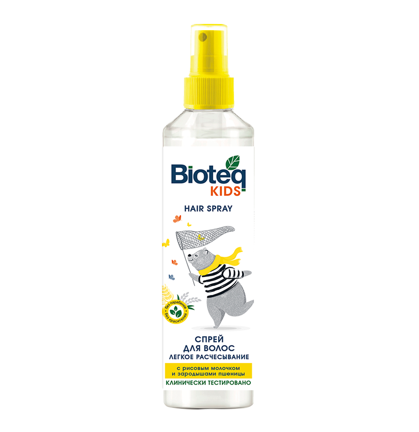 Спрей Bioteq Kids для волос 195мл - купить в интернет-магазине Novex