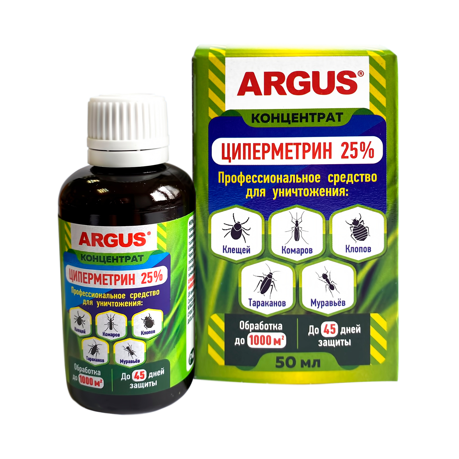 Средство ARGUS Циперметрин универсальное концентрат 50мл - купить в ...