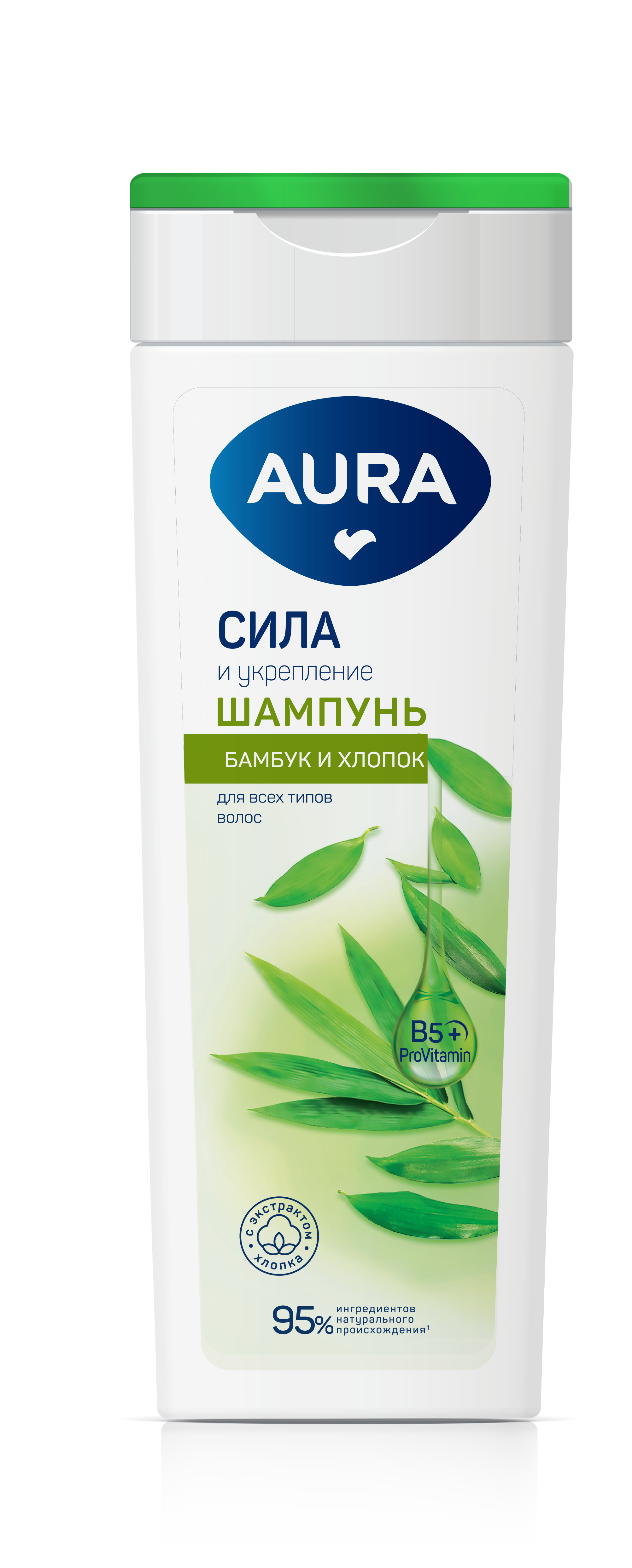 AURA Шампунь для волос Сила и укрепление флакон/флиптоп 380мл - купить ...
