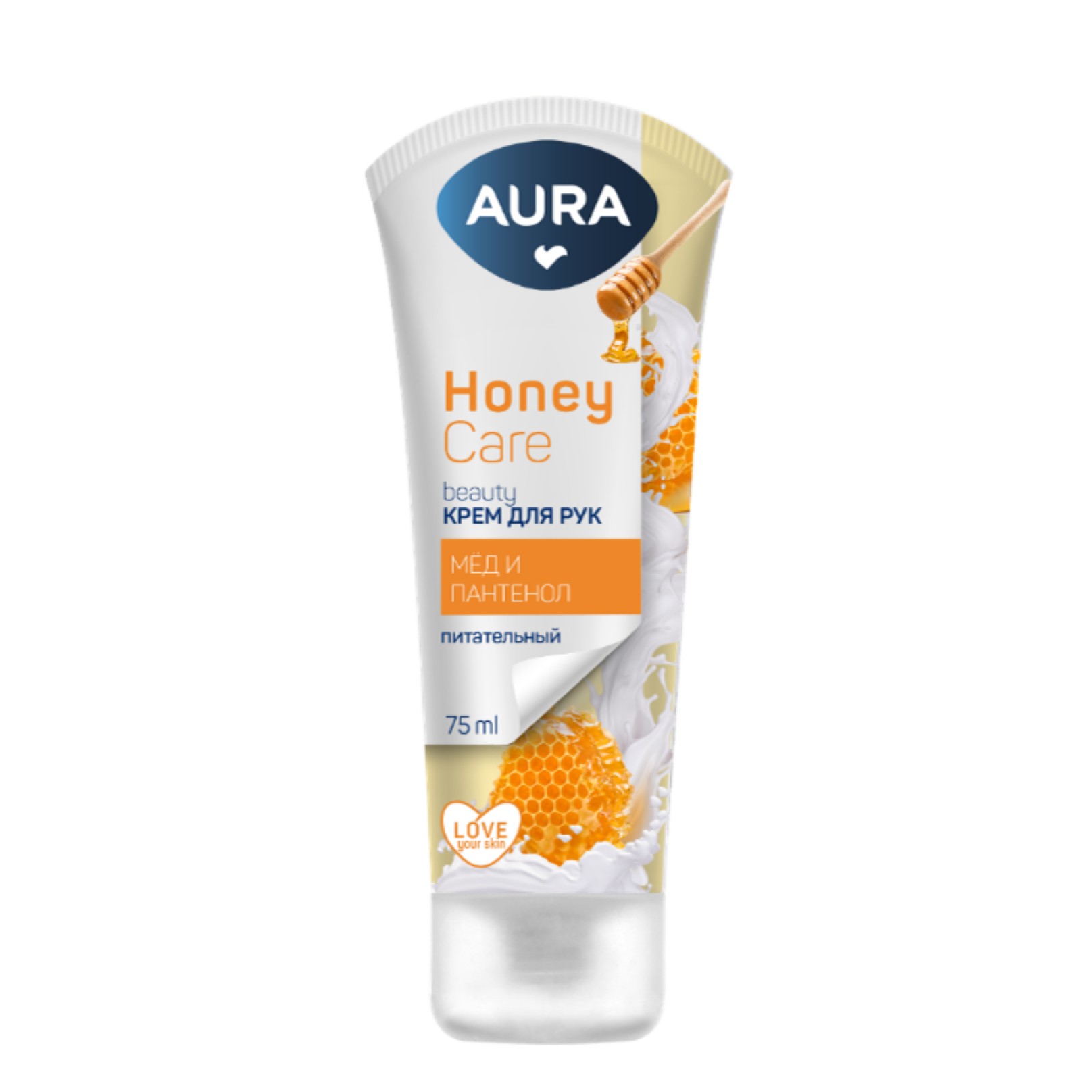 Крем для рук питательный Aura Beauty Мёд и пантенол, 75 мл - купить в ...