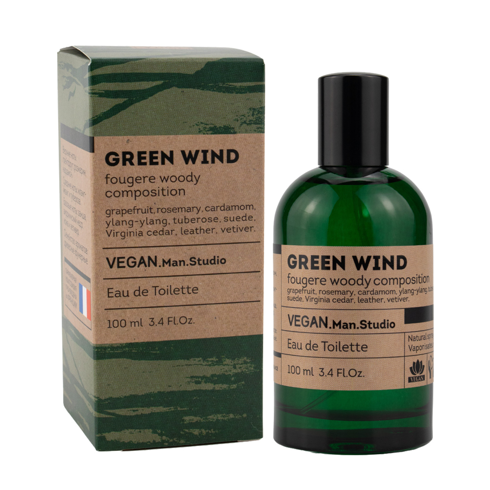 Туалетная вода мужская Vegan Man Studio Green Wind (Веган Мэн Студио ...