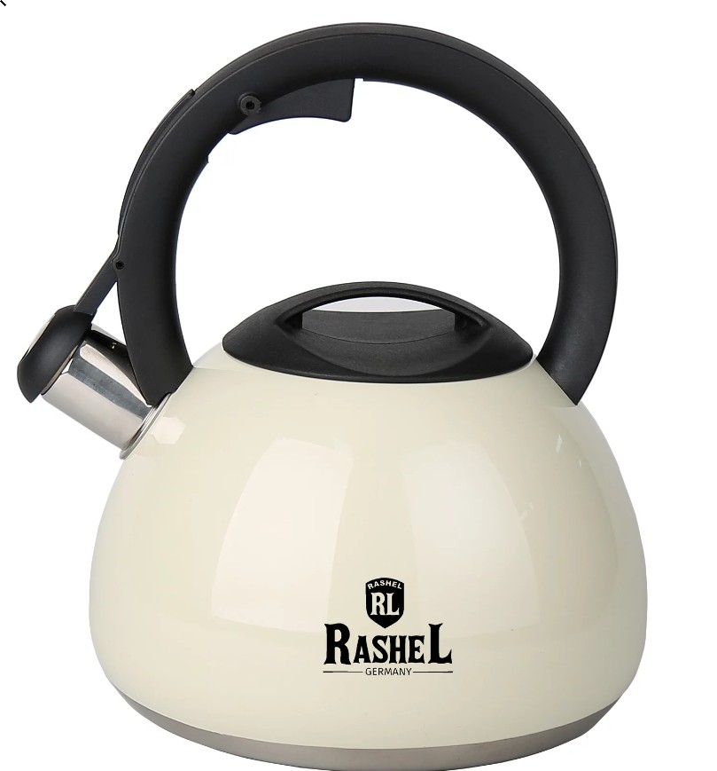 Чайник нерж.Rashel 3л.кремовый M-7188 - купить в интернет-магазине Novex