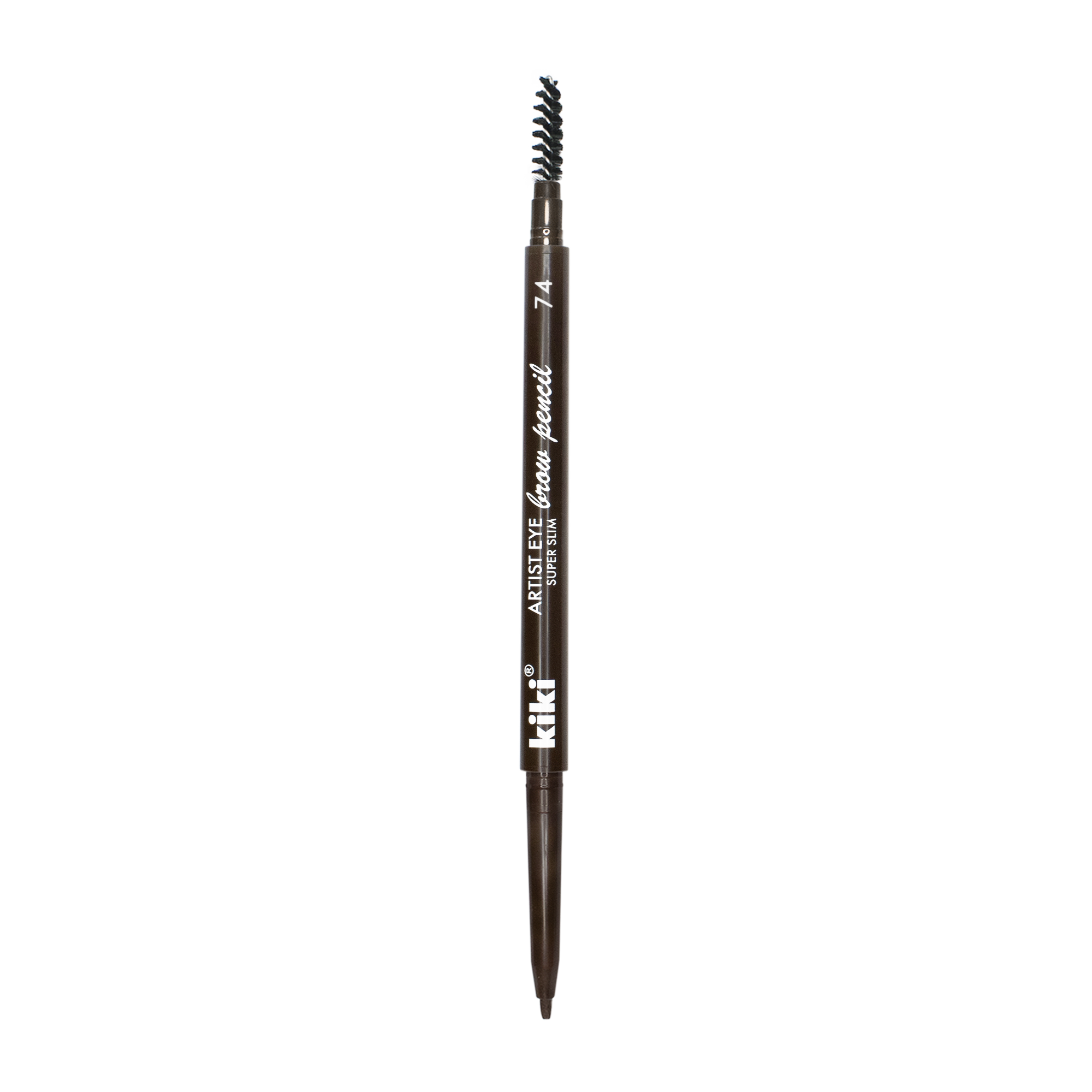 Карандаш для бровей KIKI ARTIST EYE SUPER SLIM 74 темный шоколад ...
