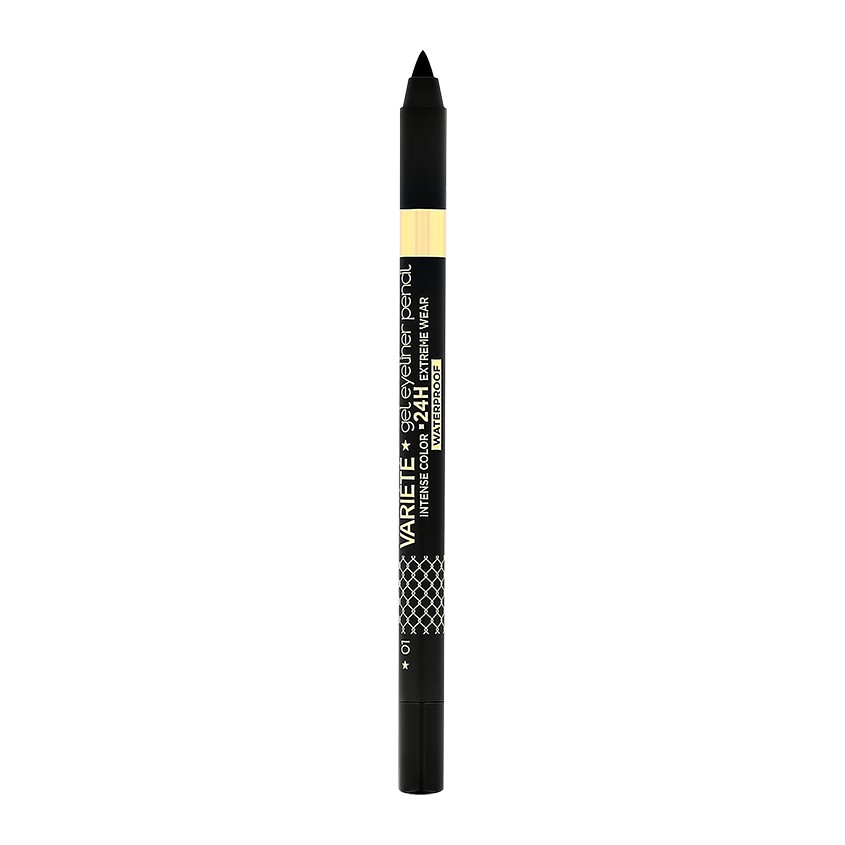 Карандаш для глаз Eveline Cosmetics Variete гелевый 01 черный, 1 г ...
