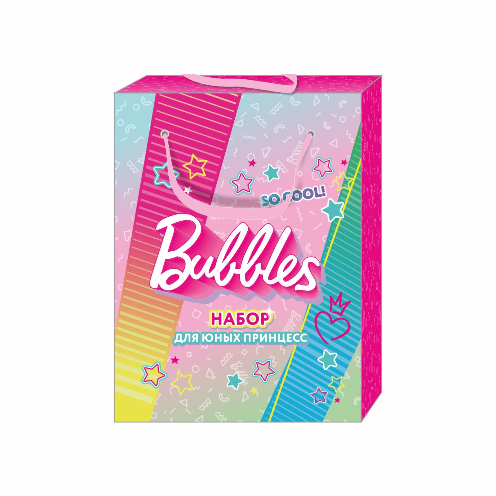 Набор подарочный для волос Bubbles Волшебный блеск, шампунь для блеска ...