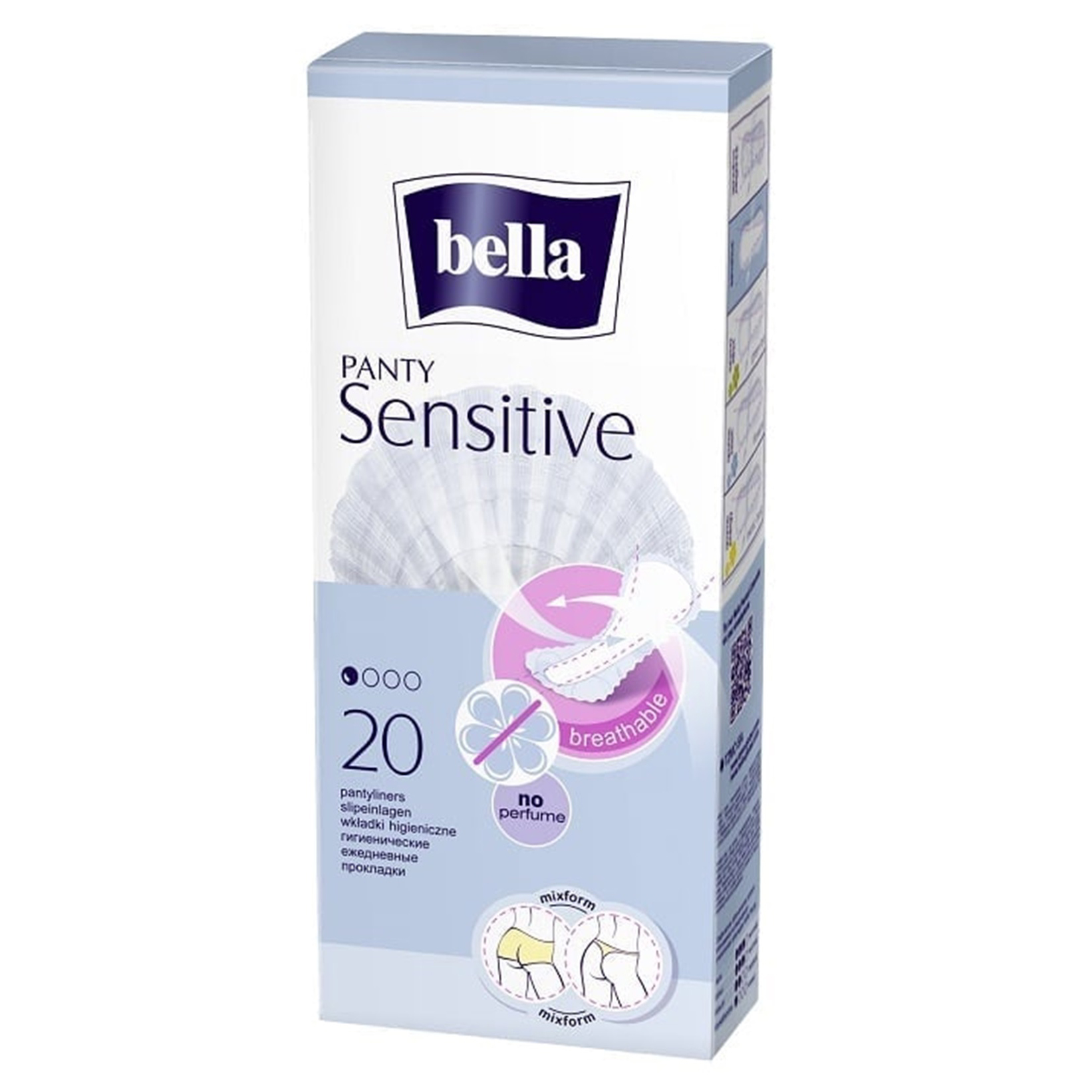 Ежедневные прокладки Bella Panty Sensitive, 20шт - купить в интернет ...