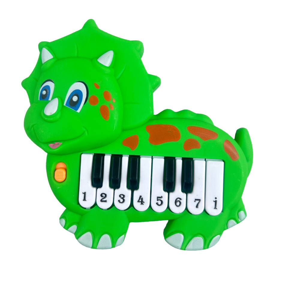Музыкальная игрушка для малышей Jile Toys Динозаврик пианино, 15см ...