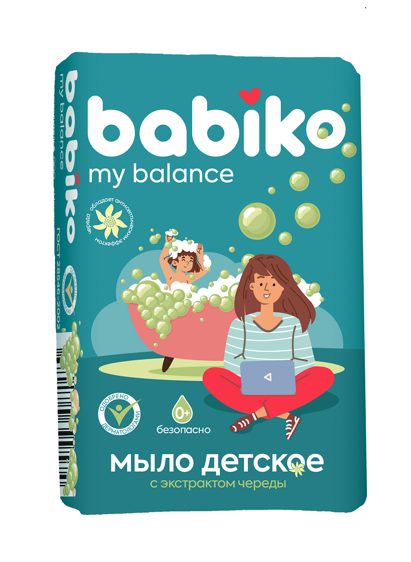 BABIKO my balance Мыло детское с экстрактом Череды 100г - купить в ...