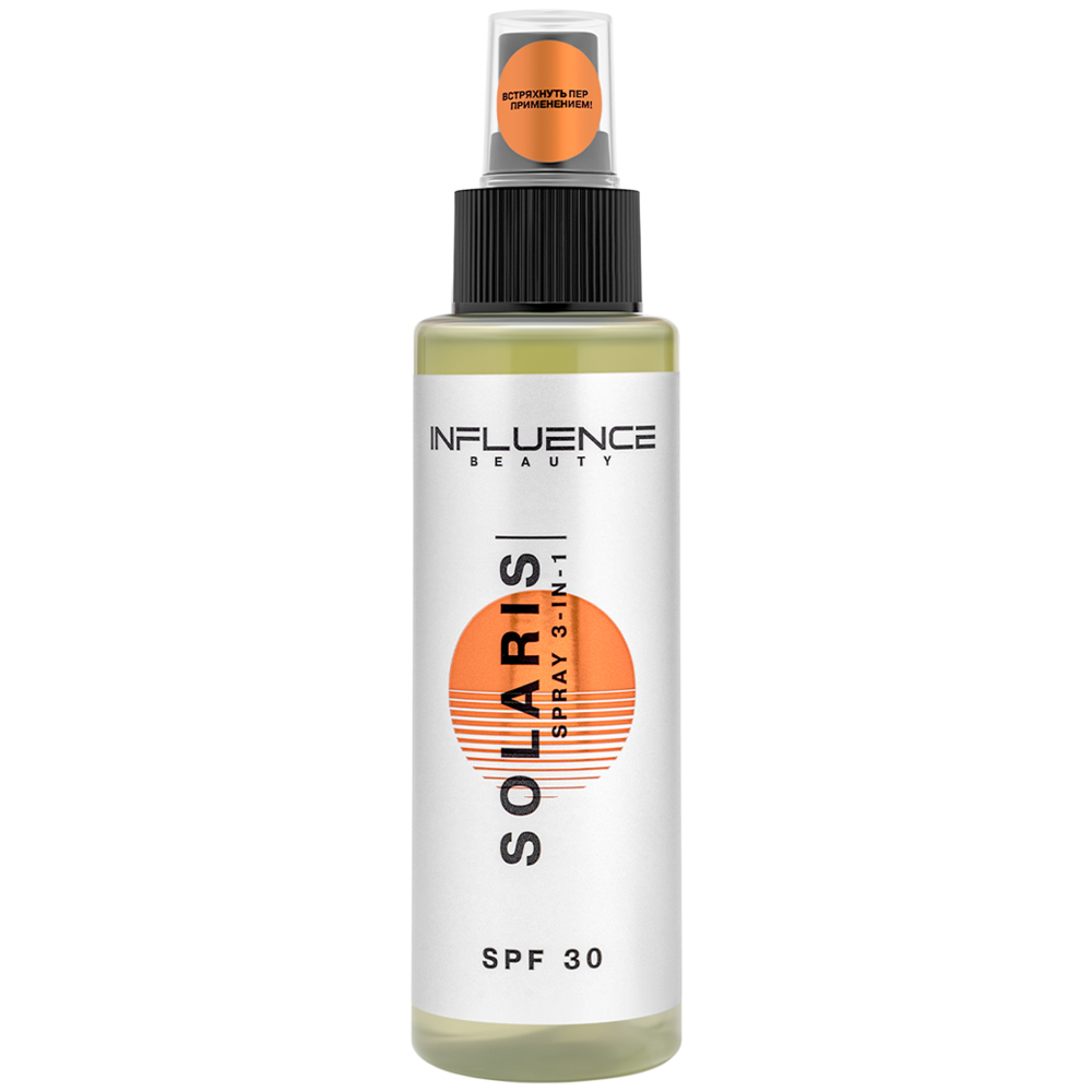 Спрей для лица Influence Beauty Solaris, SPF 30, универсальный, с ...