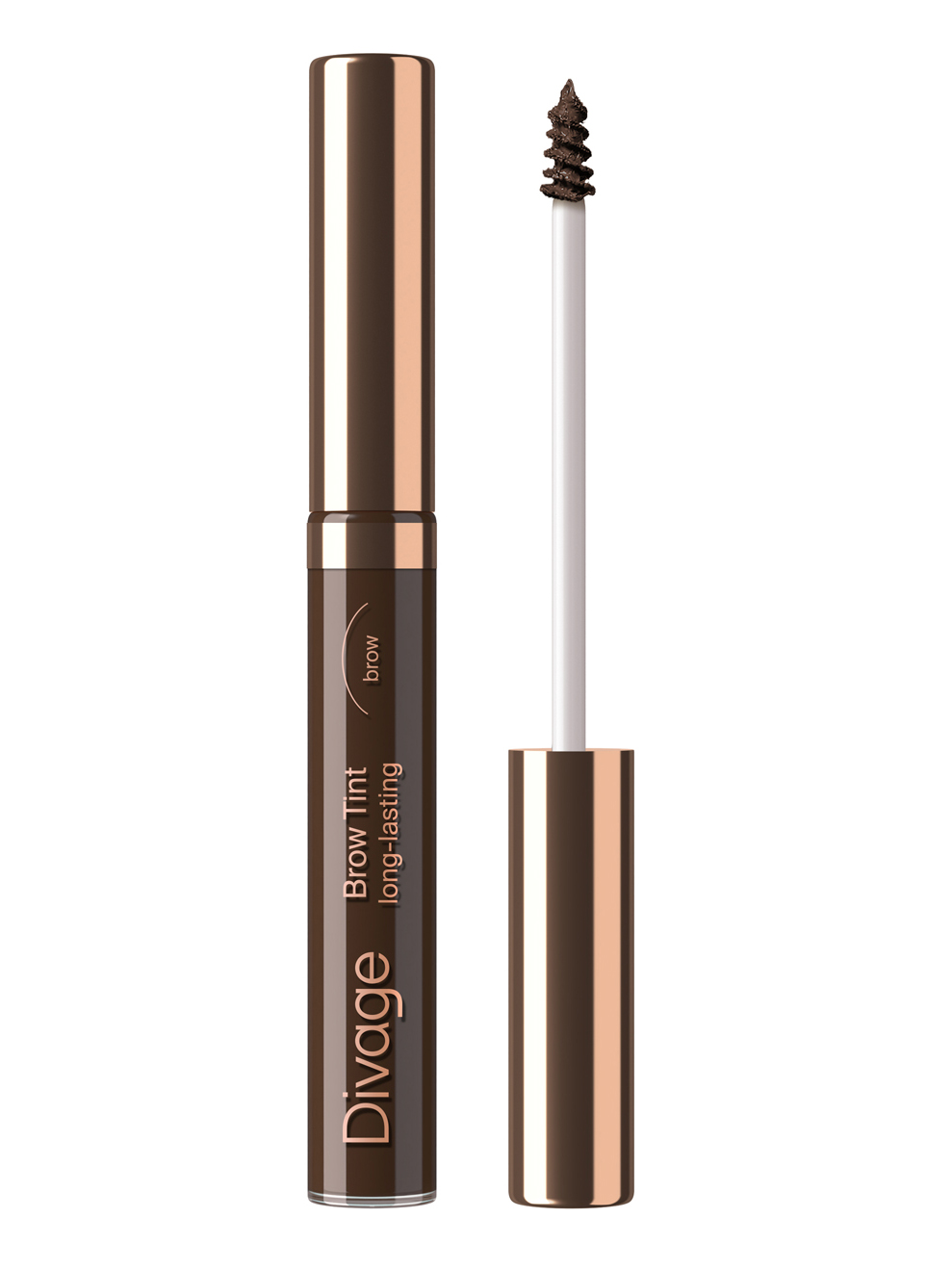 Стойкий Тинт для бровей Divage Brow Tint Long-lasting Тон 02 темно ...