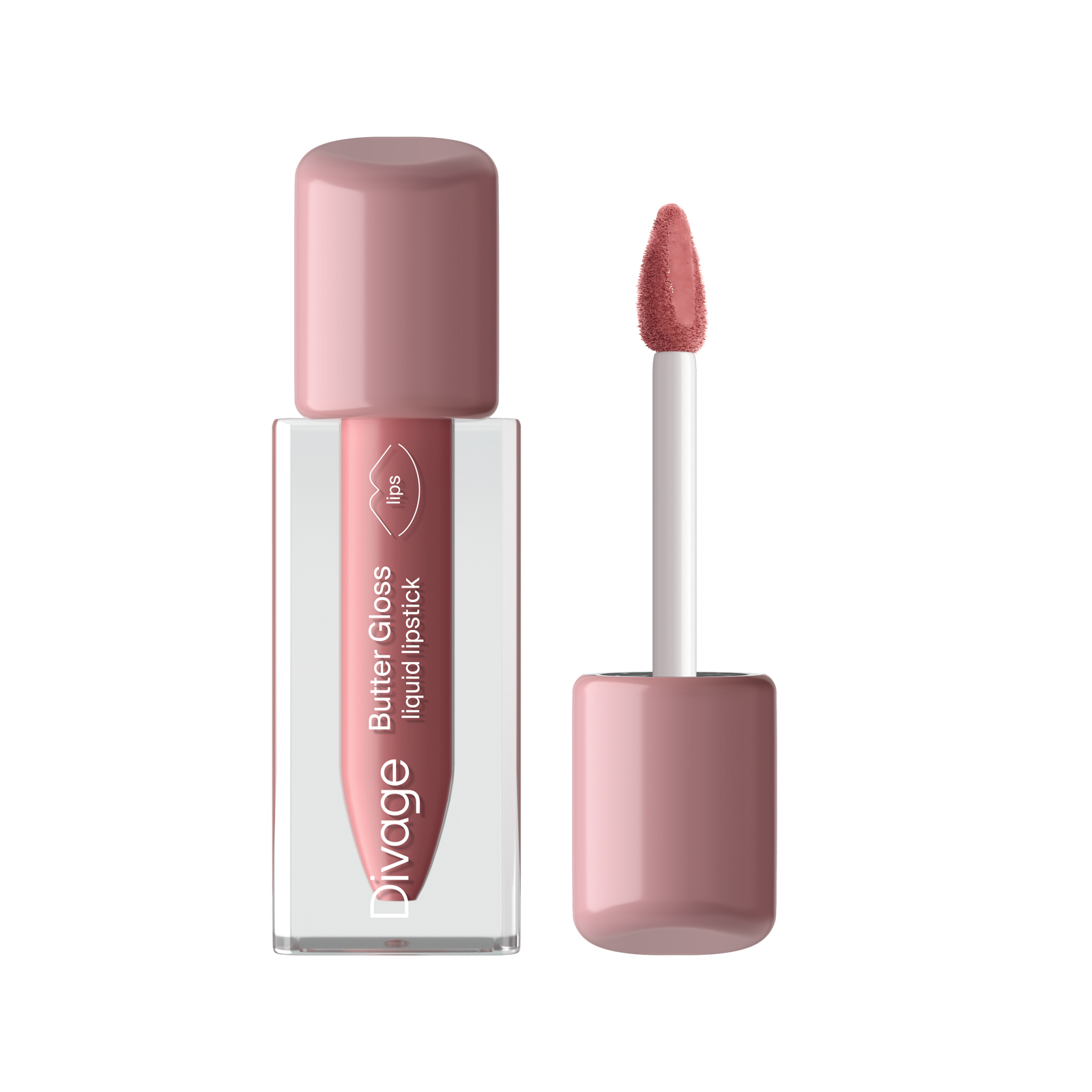 Помада для губ жидкая Divage Butter Gloss Liquid Lipstick Тон 02 ...