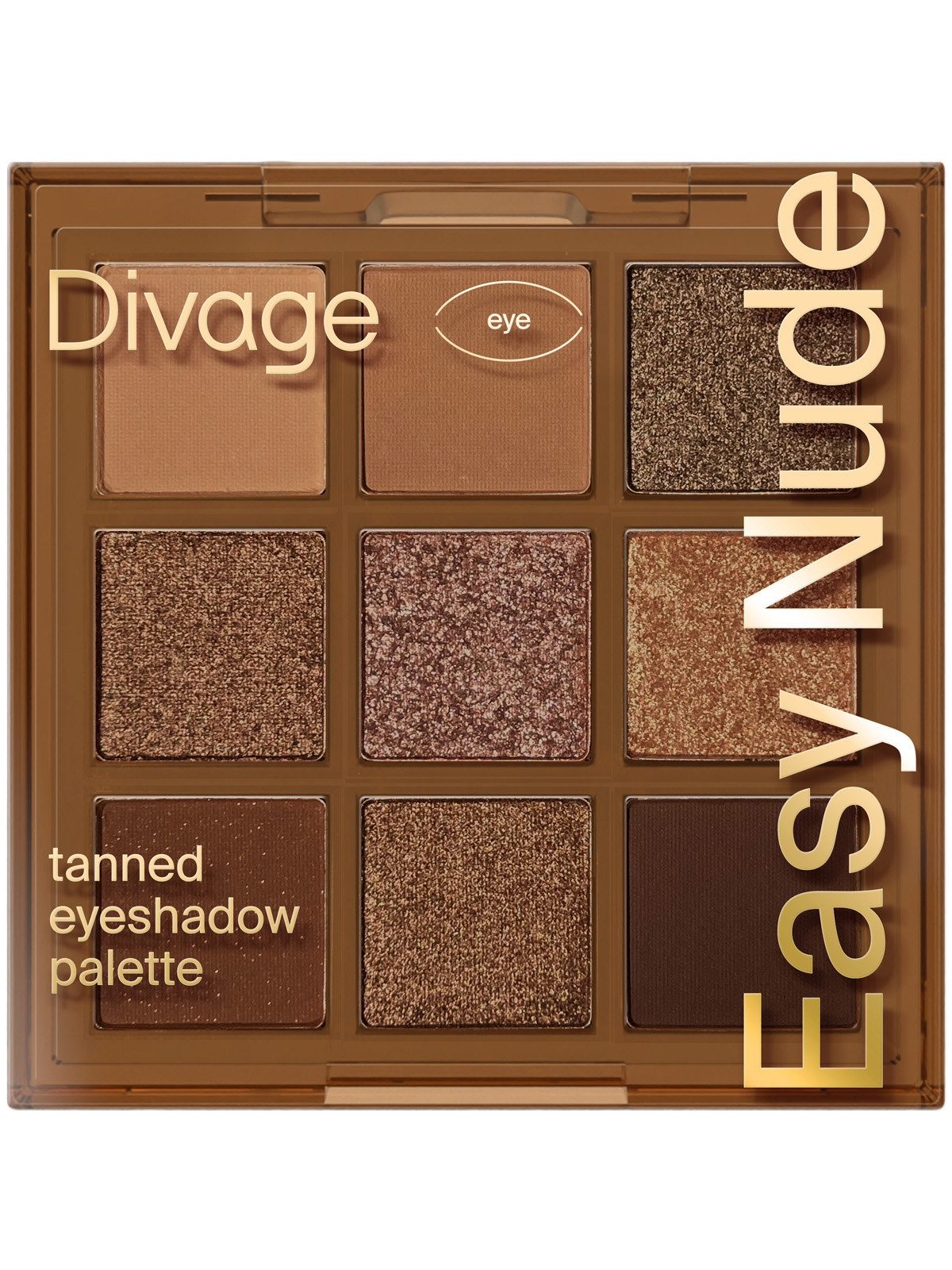 Палетка теней для век Divage Easy Nude Tanned eyeshadow palette ...