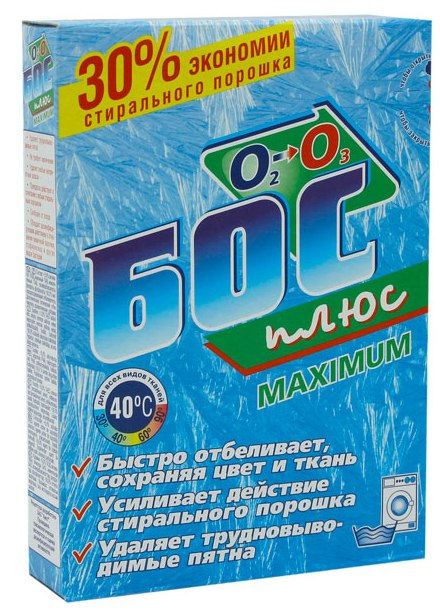 Отбеливатель и пятновыводитель Бос-плюс порошок, 300г - купить в ...