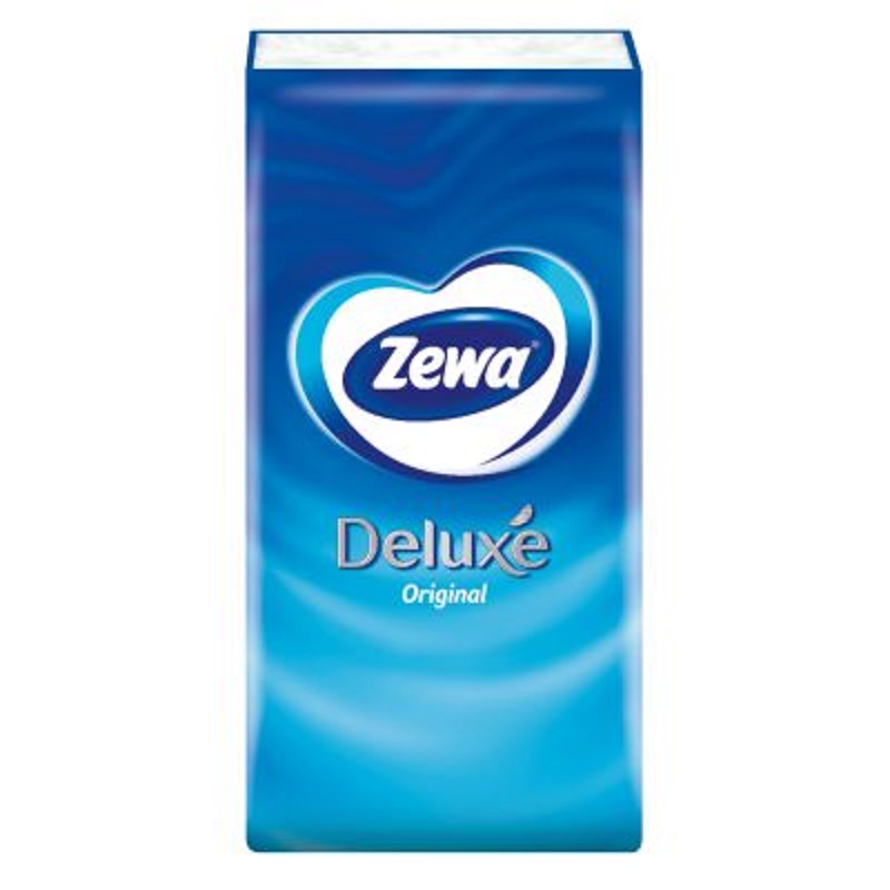 Носовые платочки Zewa Deluxe, бумажные, трехслойные - купить в интернет ...