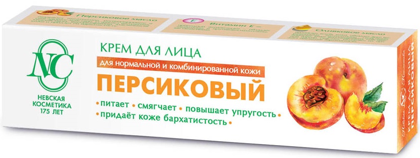 Крем для лица Невская косметика Персиковый, для нормальной и ...