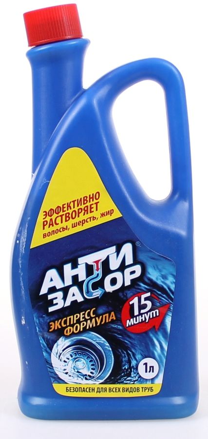 Средство от засоров, Антизасор, гель, 1л -  в е Novex