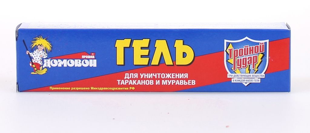 Домовой Прошка Гель Тройной удар от тараканов шприц-дозатор 30г Арт.П ...