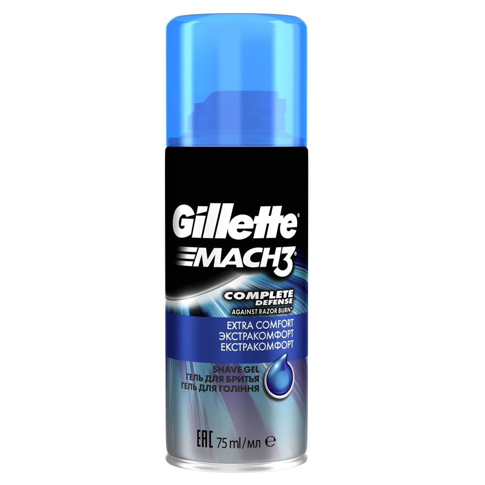 Gillette Гель для бритья Mach3 Успокаивающий 75мл - купить в интернет ...