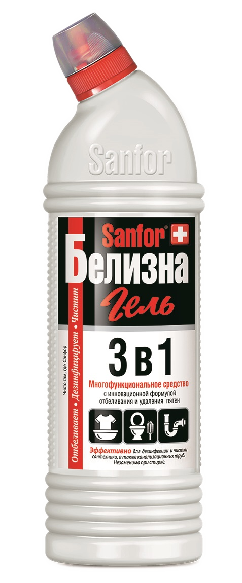 Белизна-гель Sanfor 3в1, 700мл - купить в интернет-магазине Novex