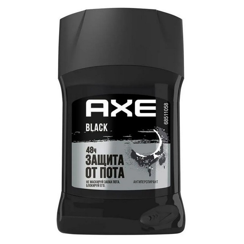 Дезодорант-стик мужской Axe Black Защита от пота, 50мл - купить в ...