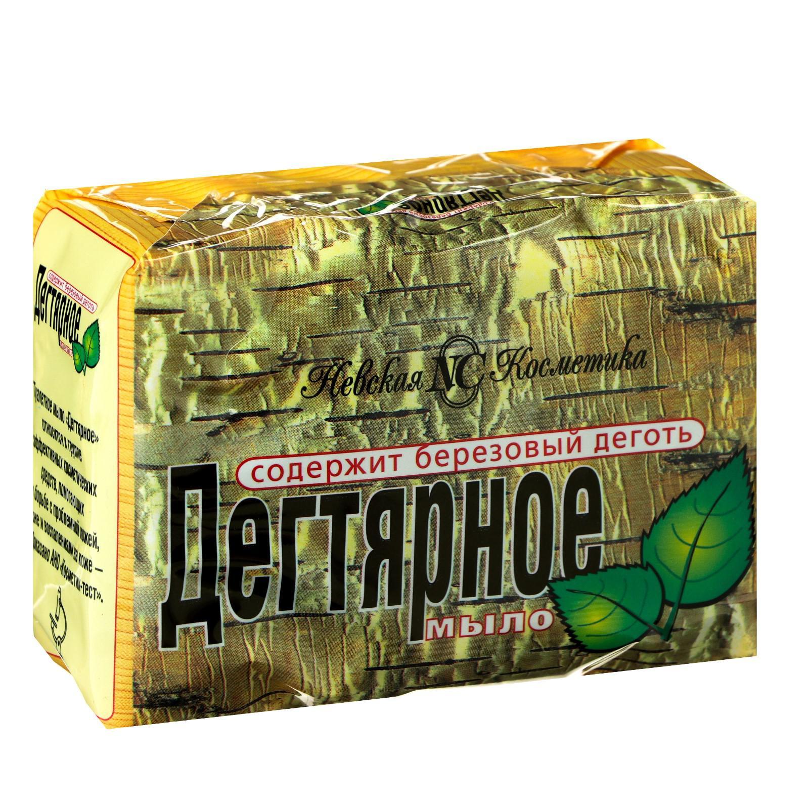 Мыло Невская Косметика Дегтярное, 4х100г - купить в интернет-магазине Novex