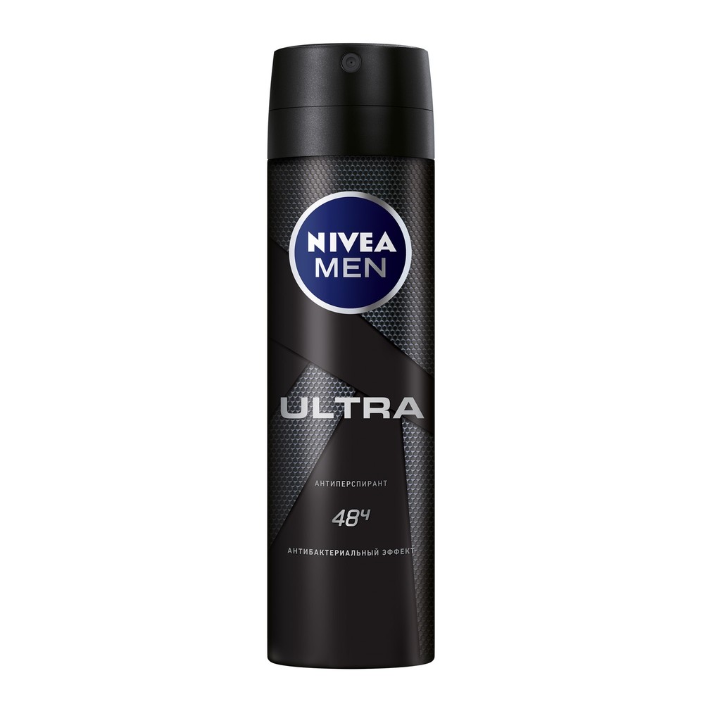 Дезодорант-спрей мужской Nivea men Ultra, 150мл - купить в интернет ...