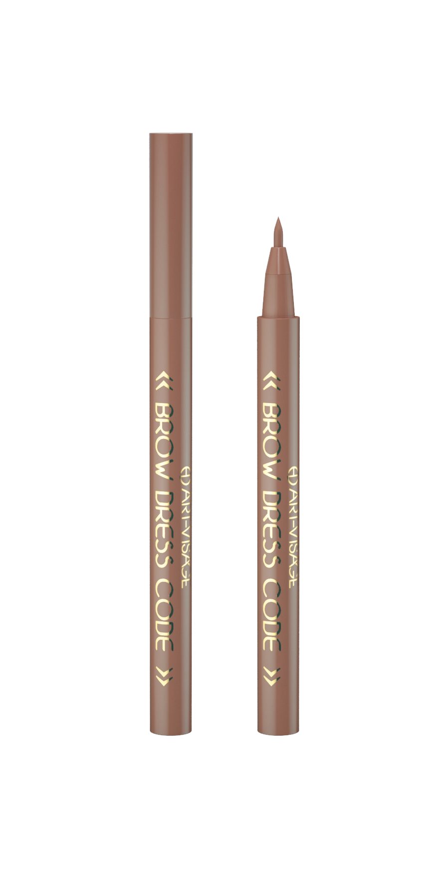 Фломастер для бровей Art-Visage Brow dress code, тон: 802, коричневый ...