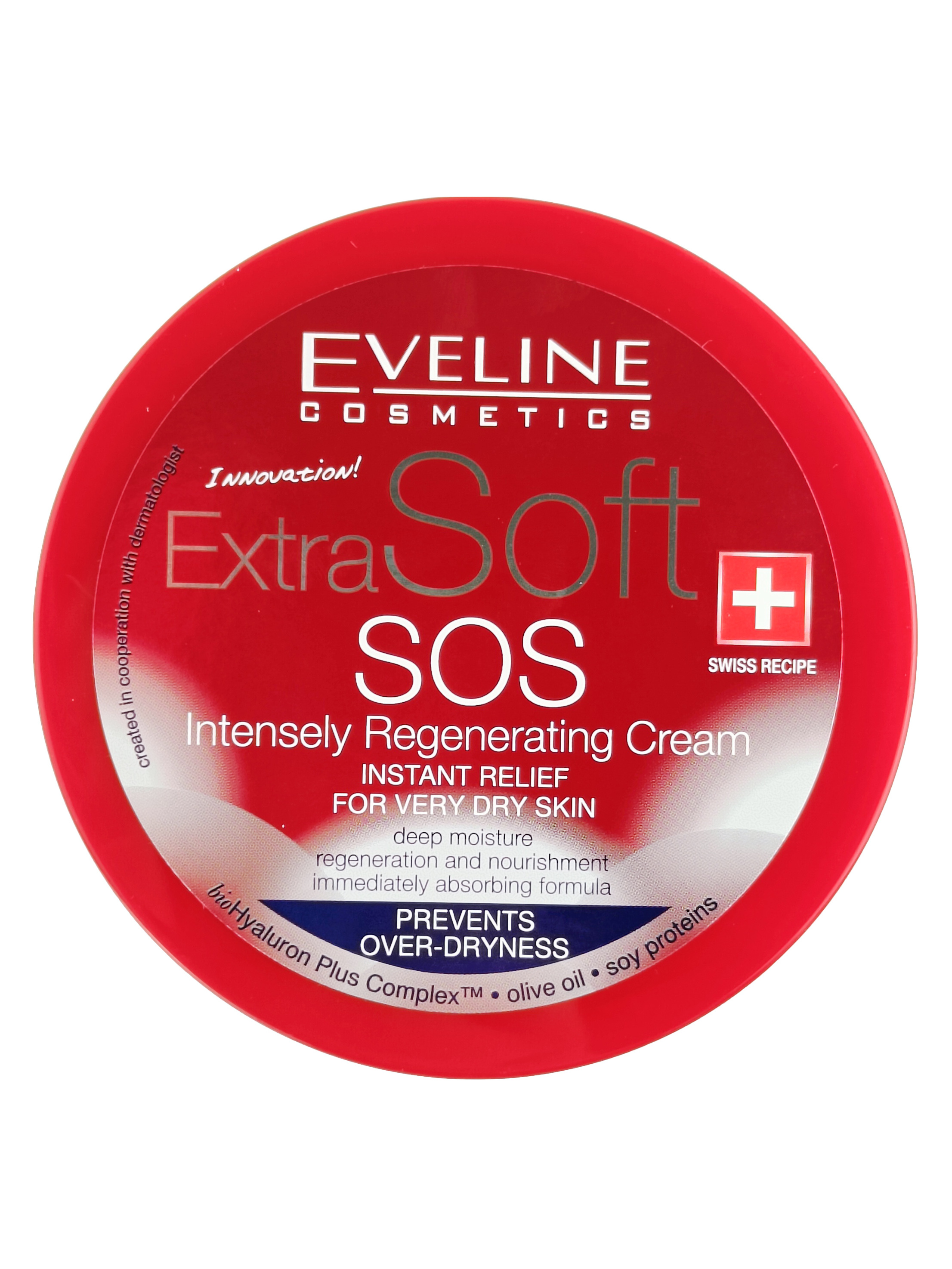 Крем для лица и тела Eveline Extra Soft Sos Интенсивно-регенерирующий ...