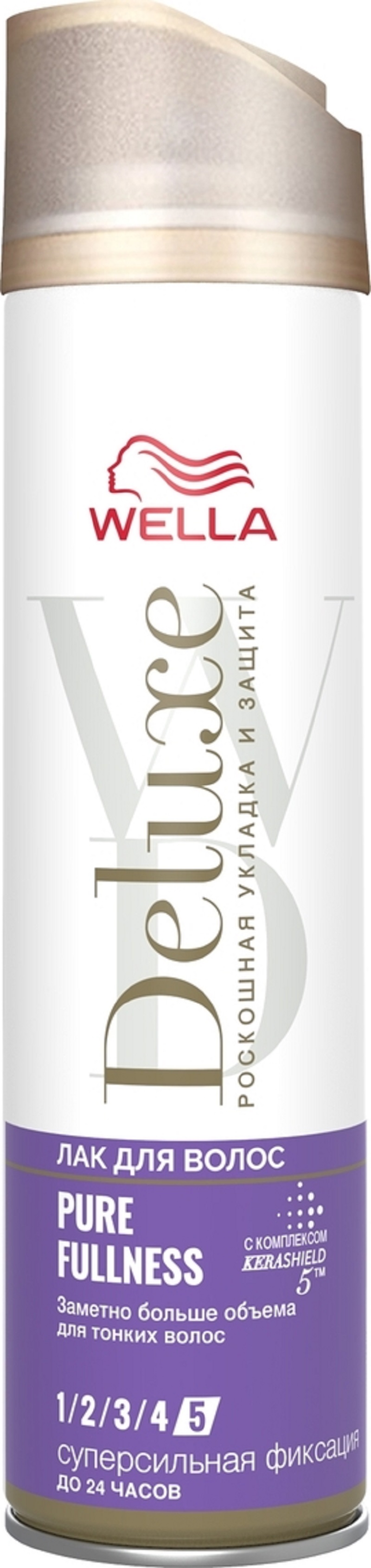 Лак для волос Wella Deluxe Pure Fullness Суперсильная фиксация, 250мл ...