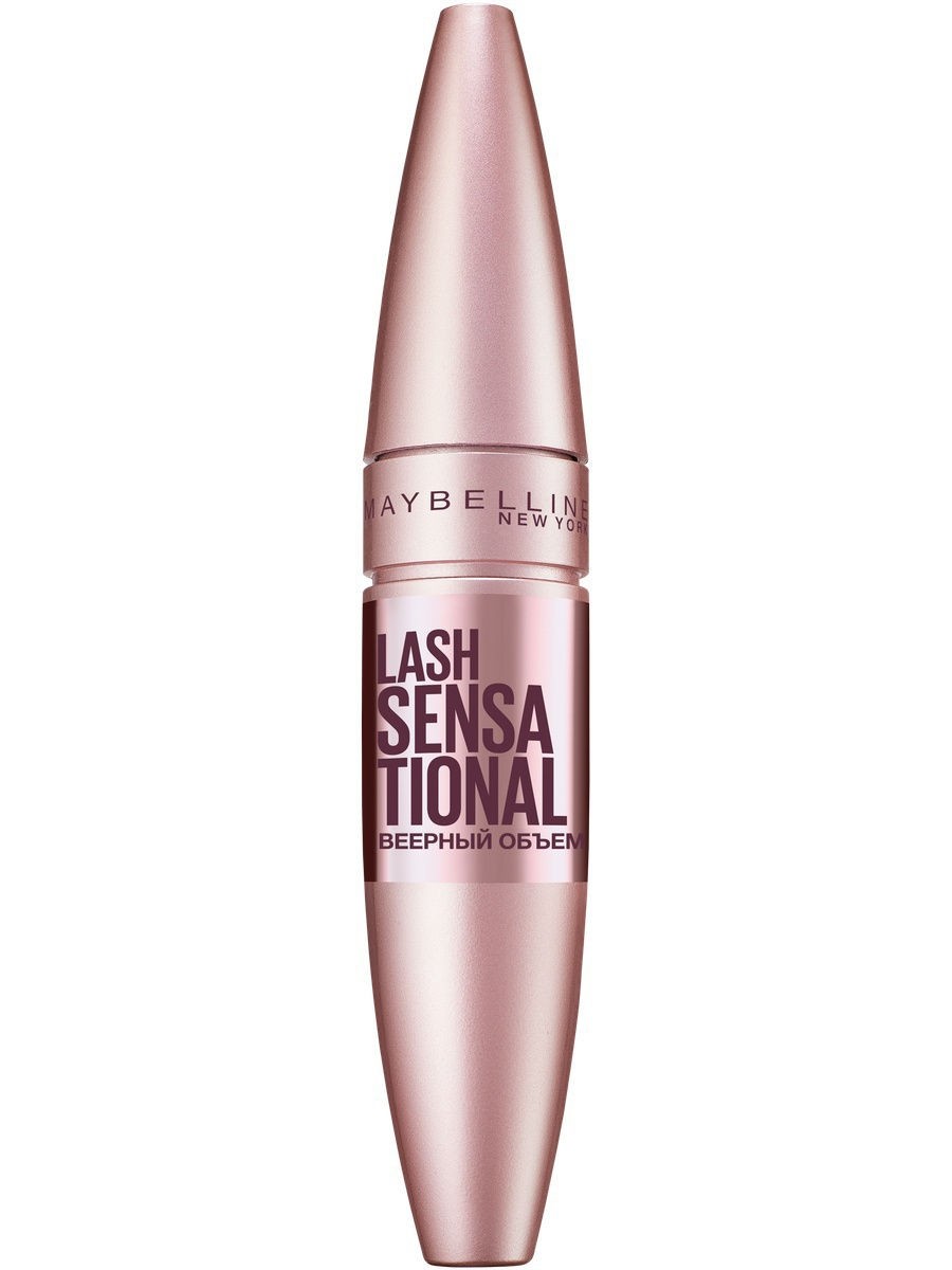 Тушь для ресниц Maybelline Lash Sensation Веерный объем, цвет: бургунди ...