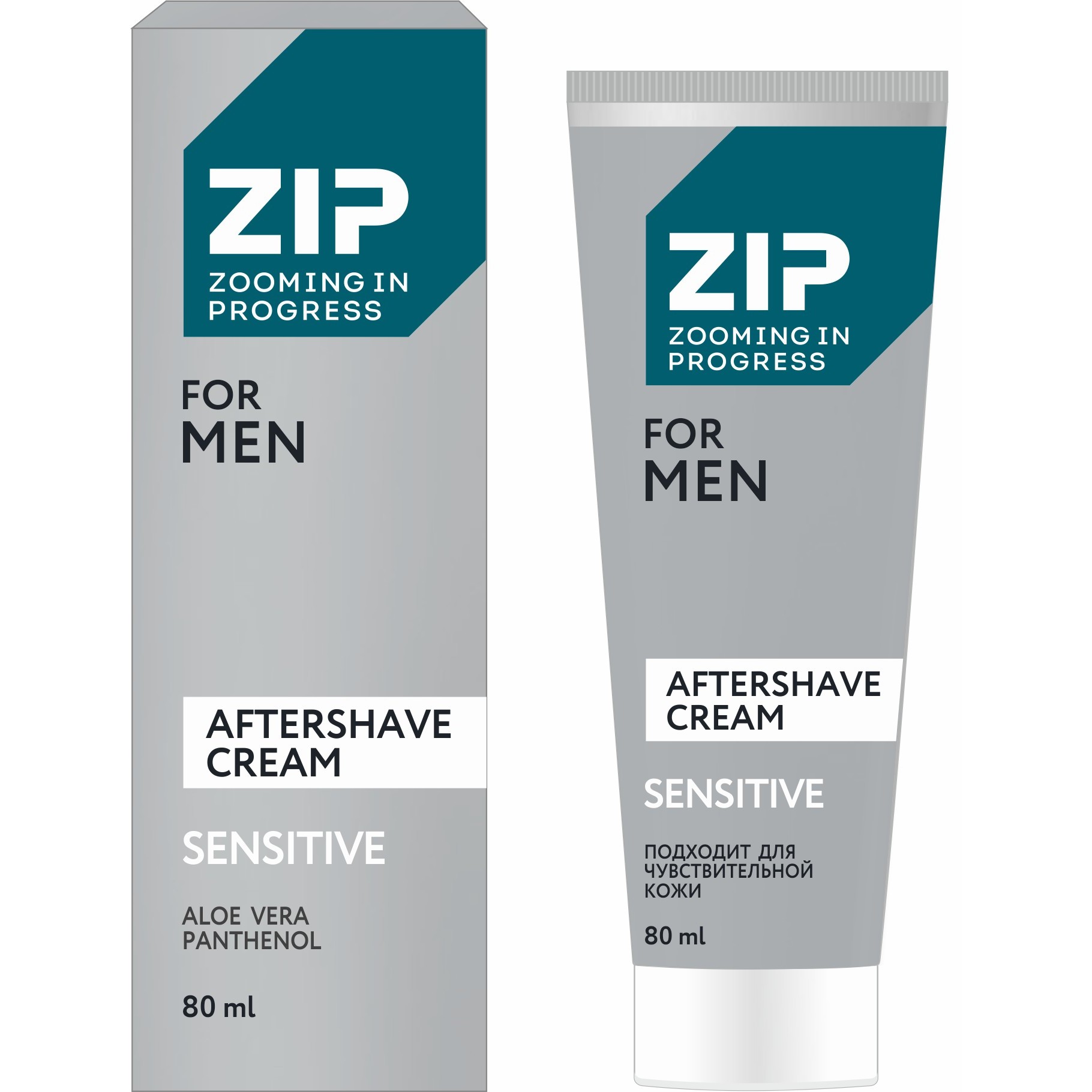 Крем после бритья мужской ZIP Sensitive, 80мл - купить в интернет ...