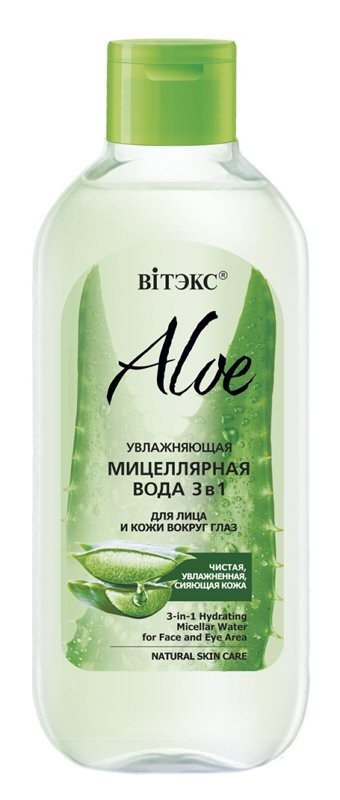 Мицеллярная вода Витэкс Алоэ 3в1, 400мл - купить в интернет-магазине Novex