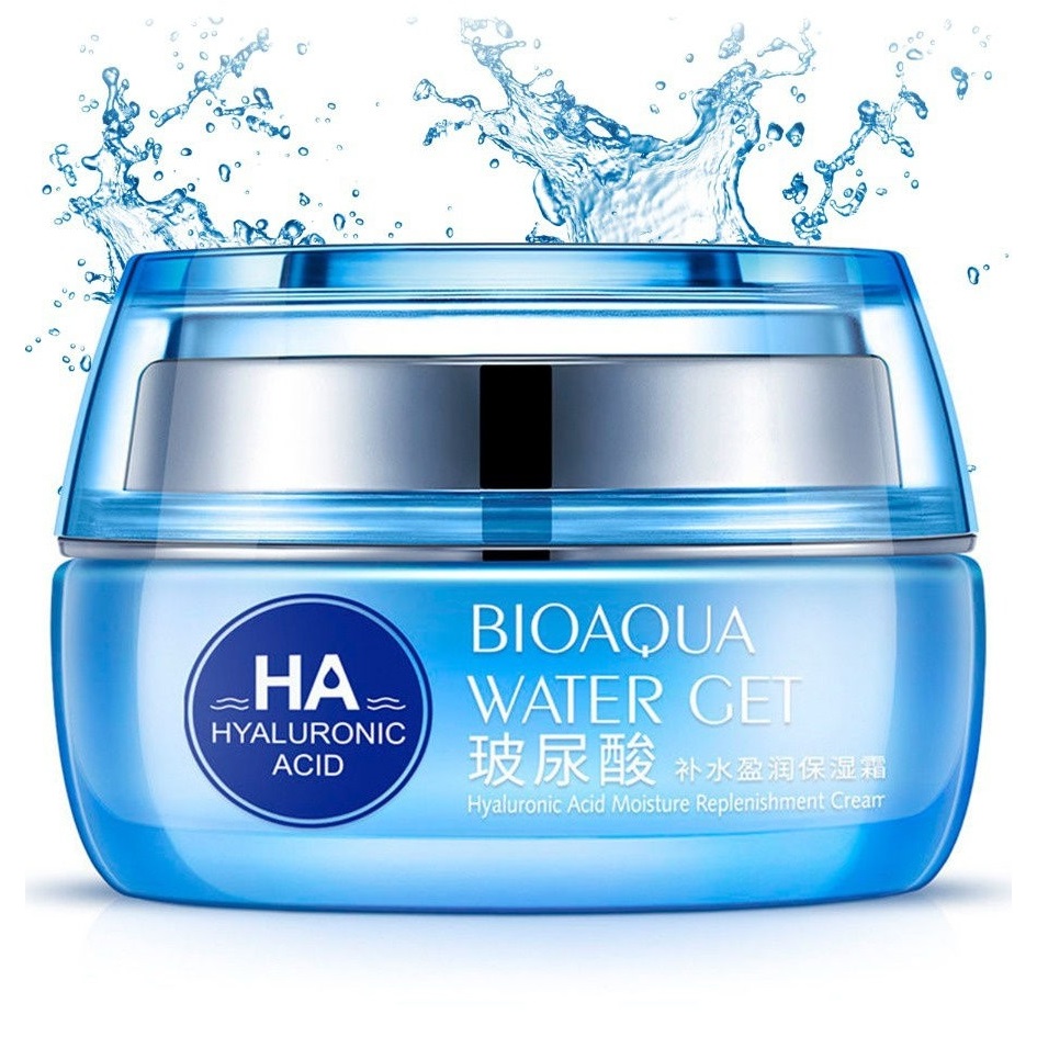 Крем для лица BioAqua Water get, с гиалуроновой кислотой, 50гр - купить ...