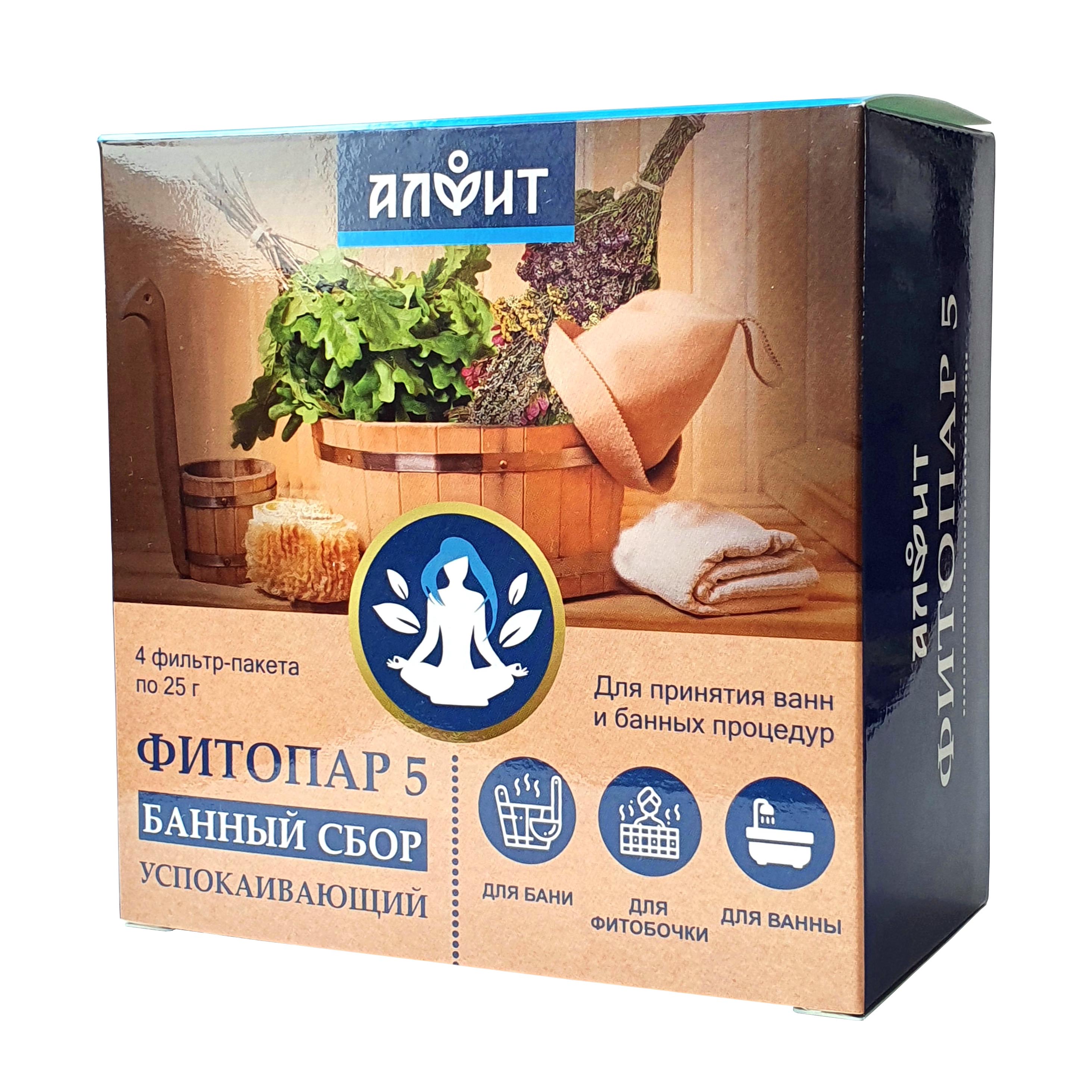 Фитопар-5 Успокаивающий 100г 4*25г - купить в интернет-магазине Novex