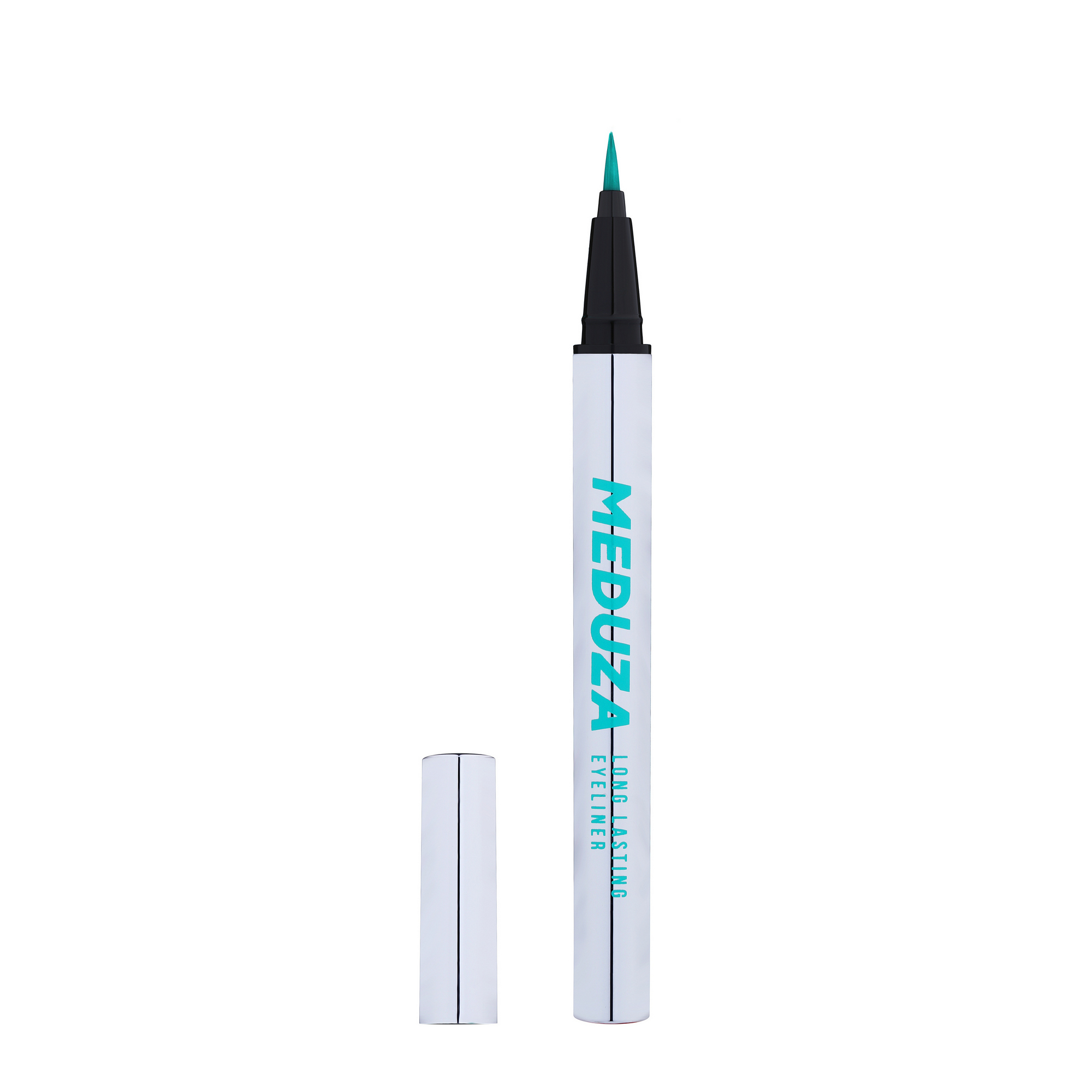 Подводка-фломастер Lamel Meduza Brush, стойкая, оттенок: 402 зеленый ...