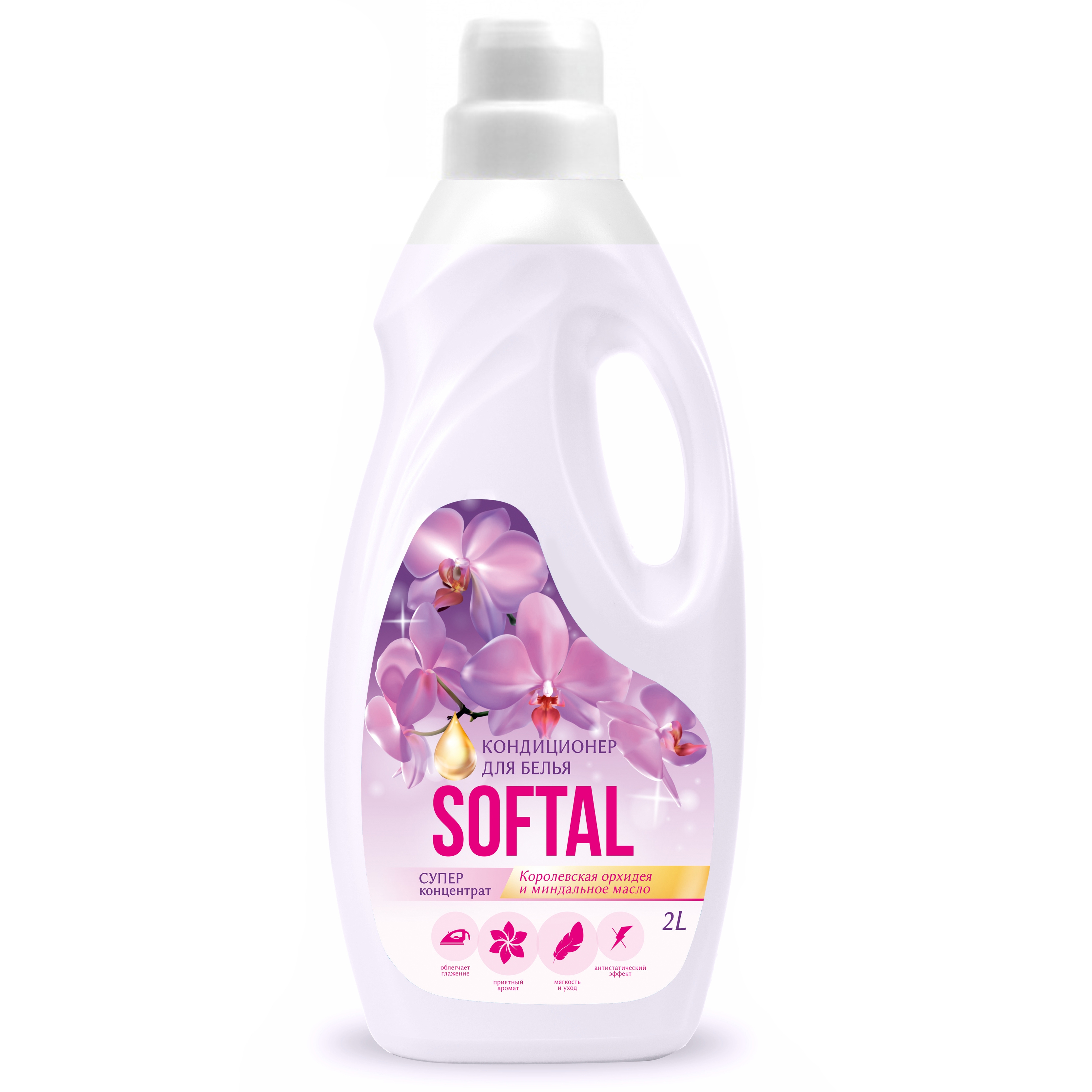 Кондиционер-ополаскиватель для белья Softal Королевская орхидея и ...