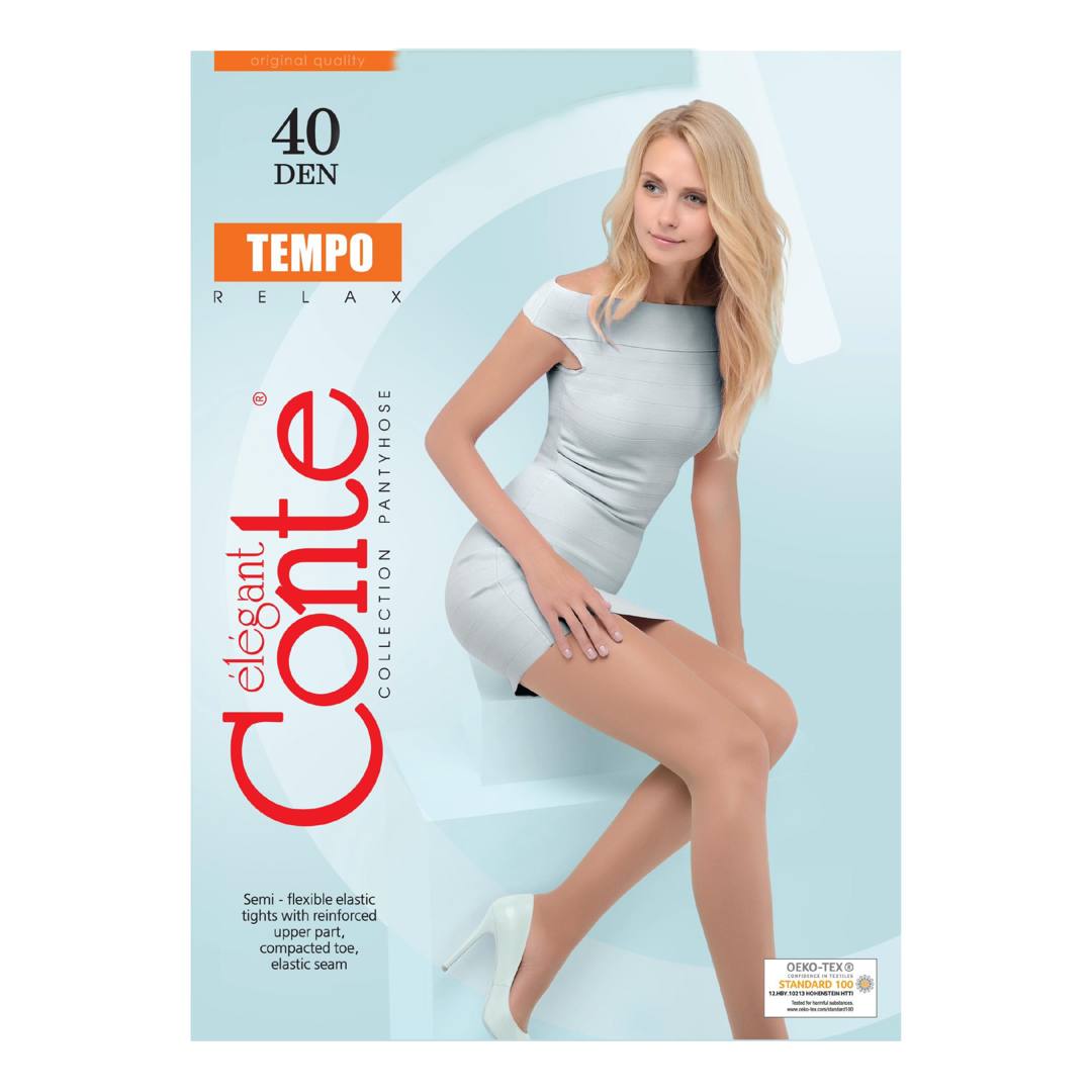 Колготки женские Conte Elegant Tempo, 40 ден, размер: 2, цвет: nero ...