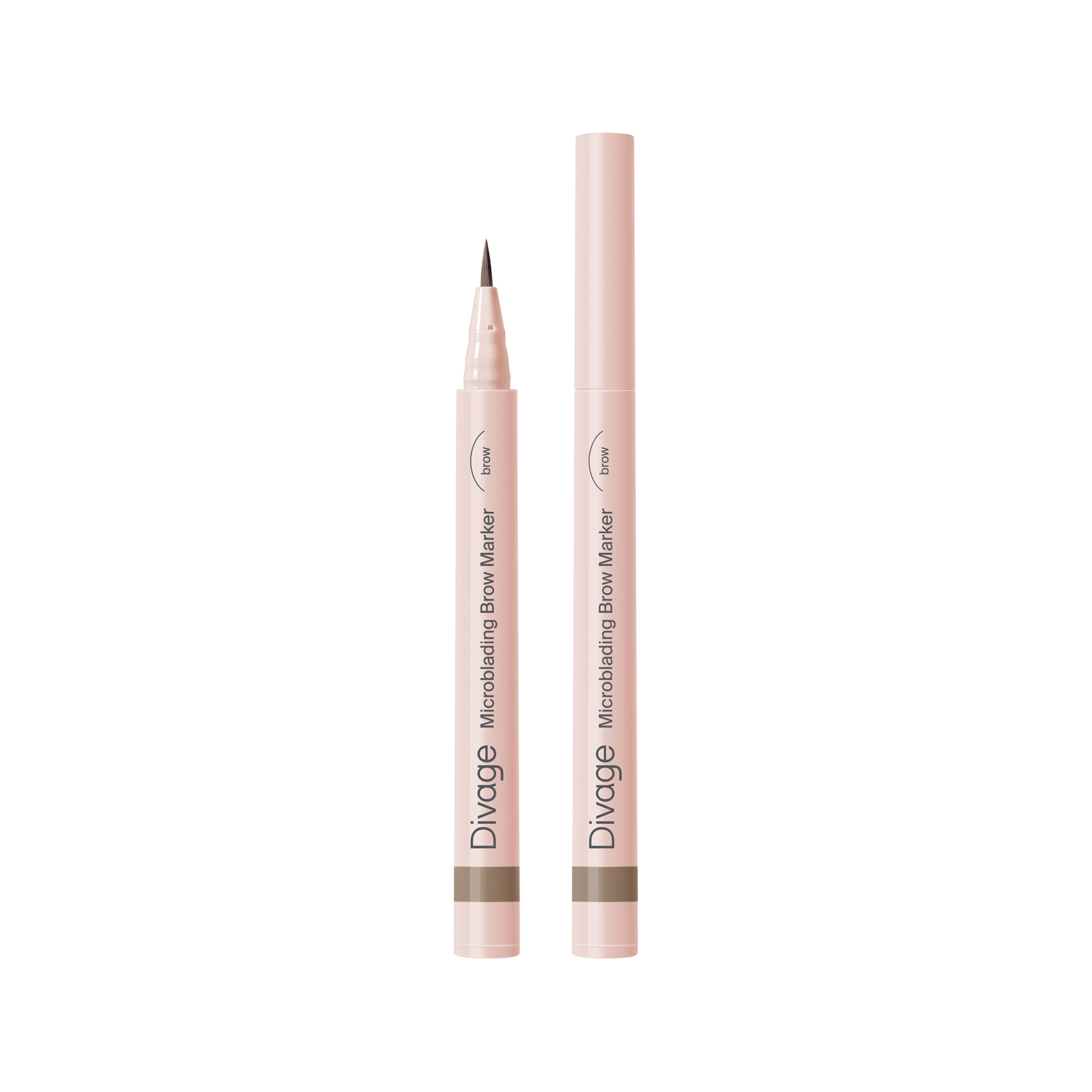 Стойкий маркер для бровей с эффектом Divage Microblading, цвет: 01 ...