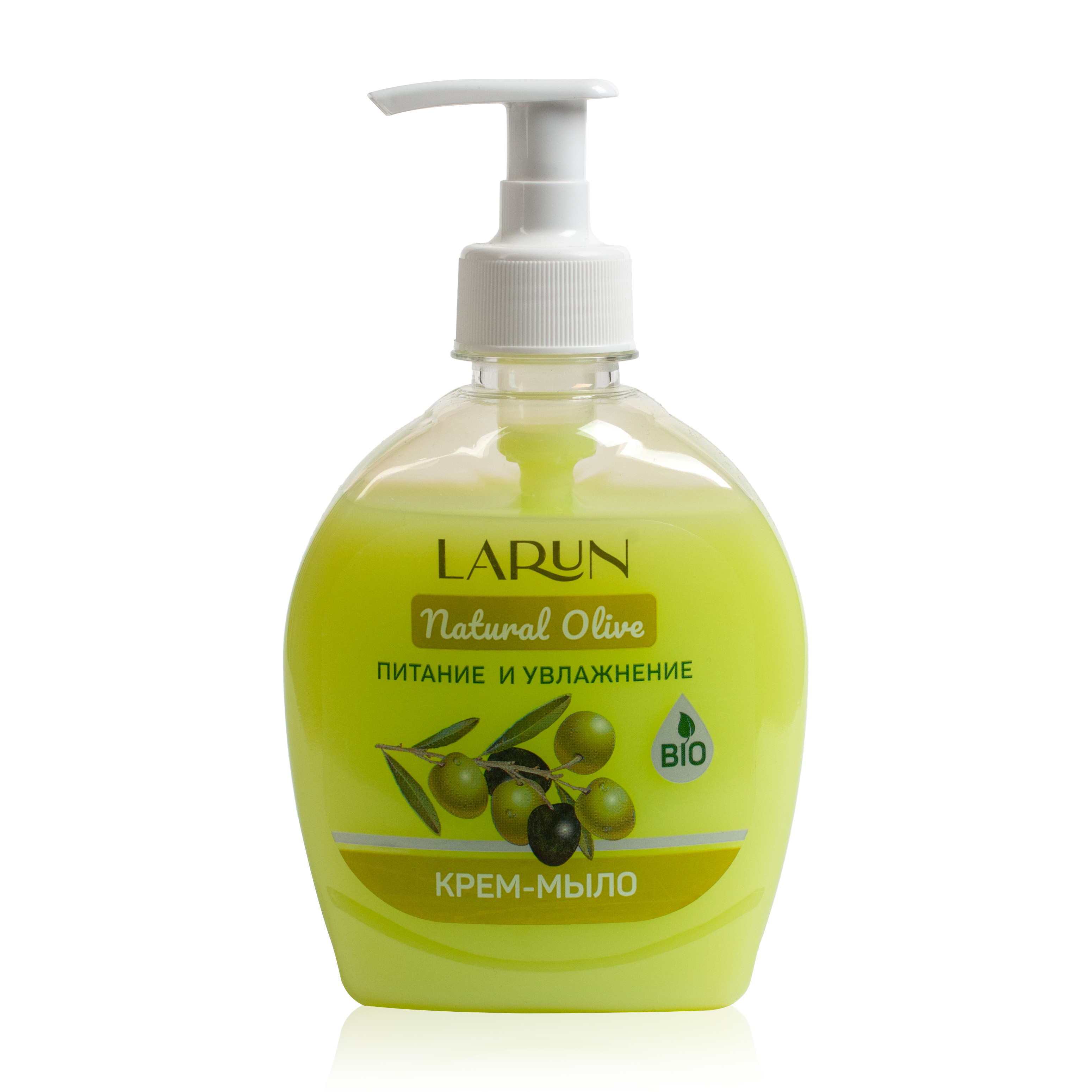Крем-мыло Larun Natural Olive Питание и увлажнение, 300мл - купить в ...