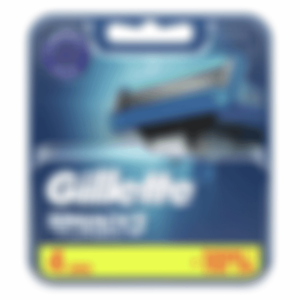 Набор сменных кассет для бритвенного станка Gillette Mach3 Turbo, 4 шт